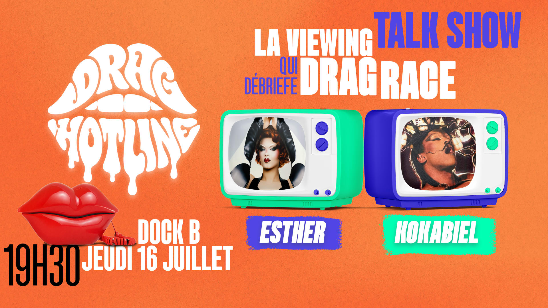 Drag Hotline - Viewing Party Drag Race France Ep 2 Cover