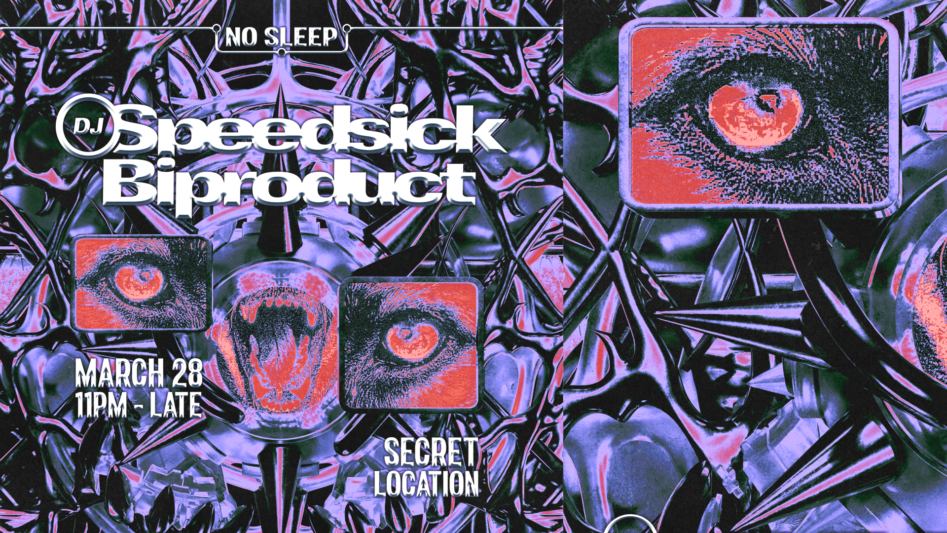 No Sleep: Dj Speedsick & Biproduct Cover