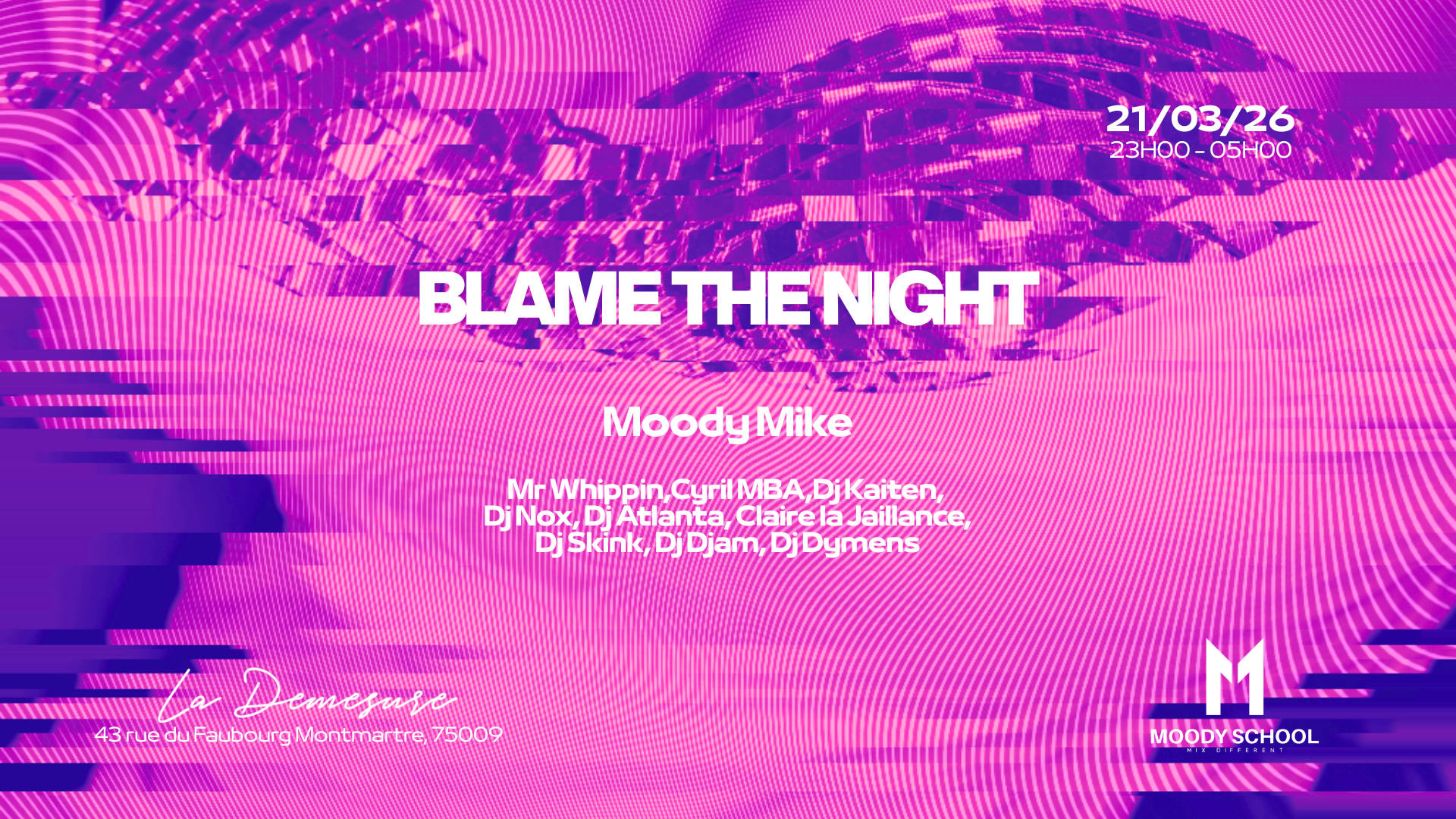 Blame The Night Cover
