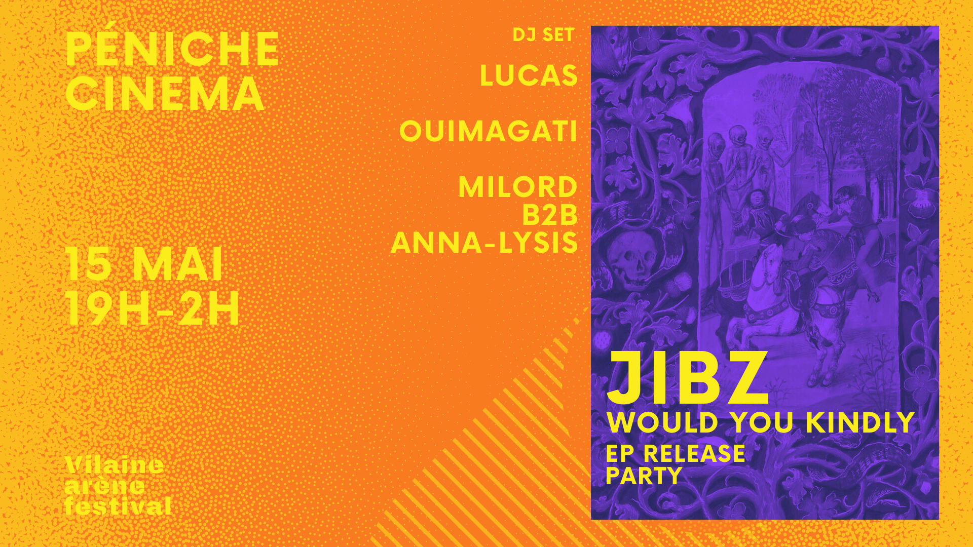 Jibz Ep Release Party X Vilaine Arène Cover