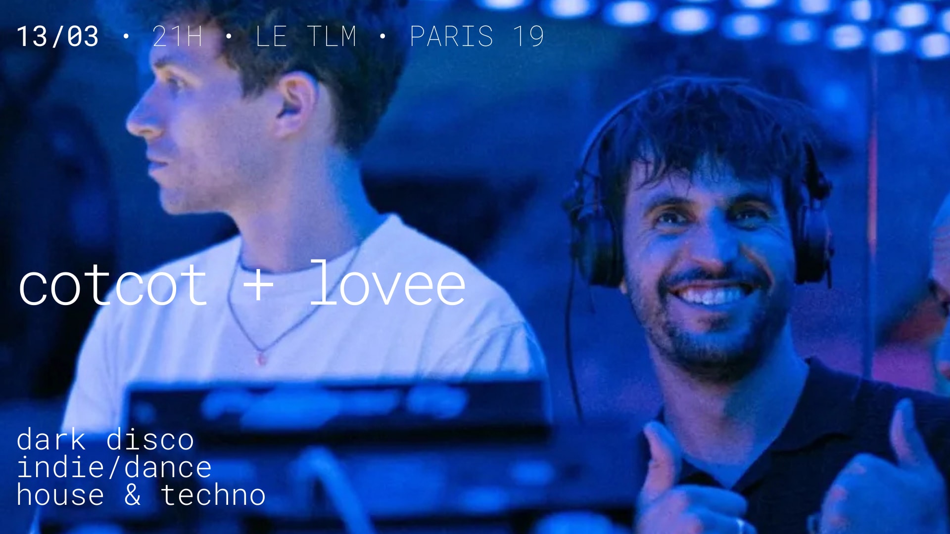 Cotcot + Lovee - Dark Disco / Indie Dance Cover