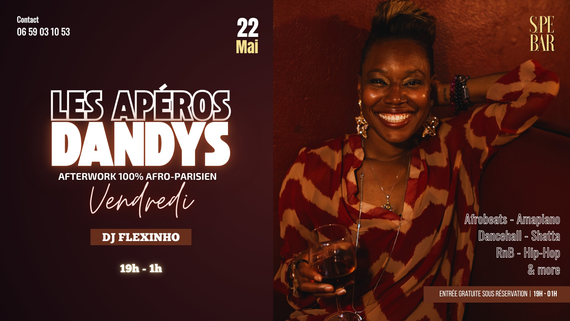 Les Apéros Dandys - Dj Flexinho · Vendredi 22 Mai Cover