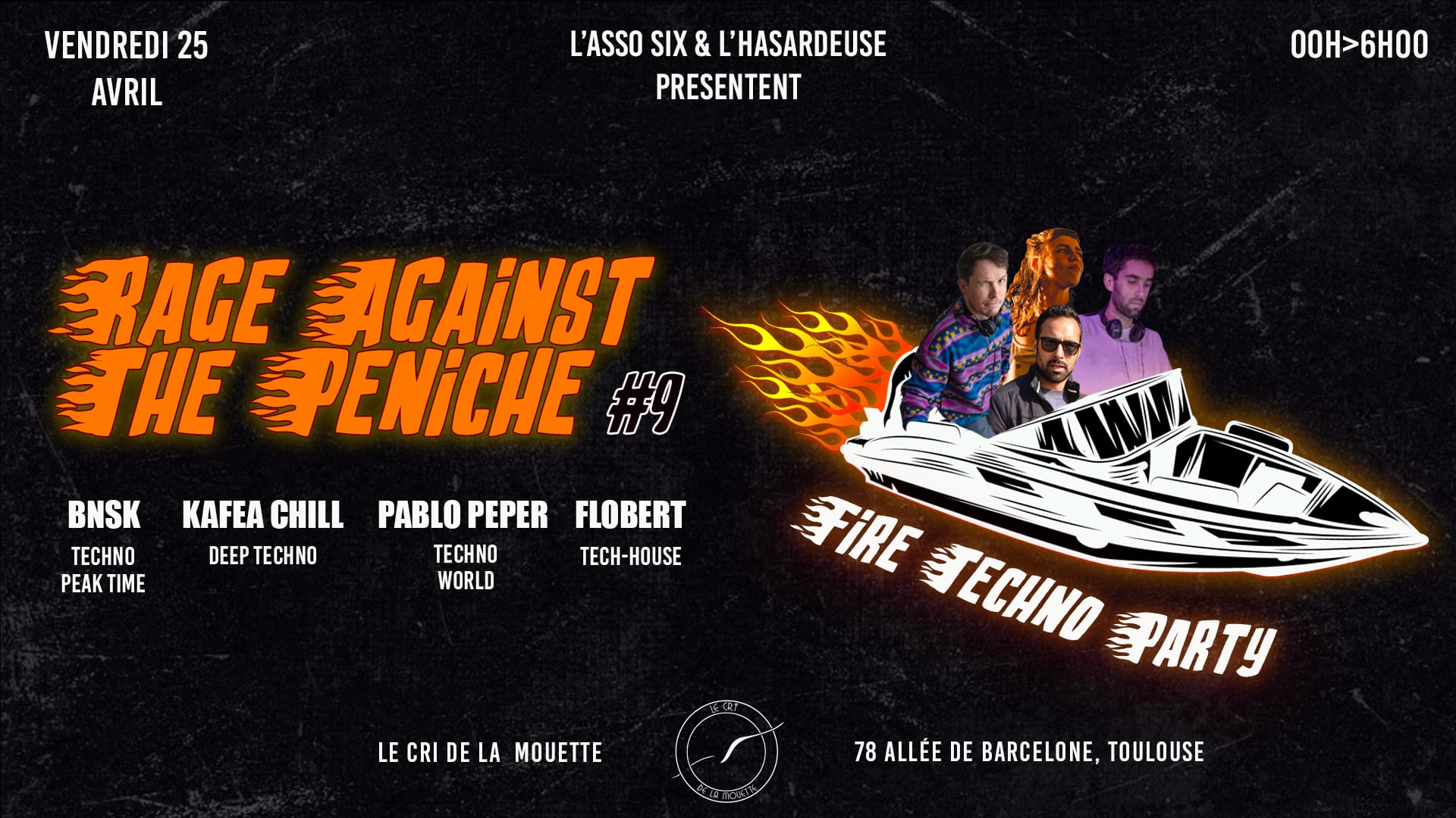 Rage Against The Peniche #9: Fire Techno Party Cover