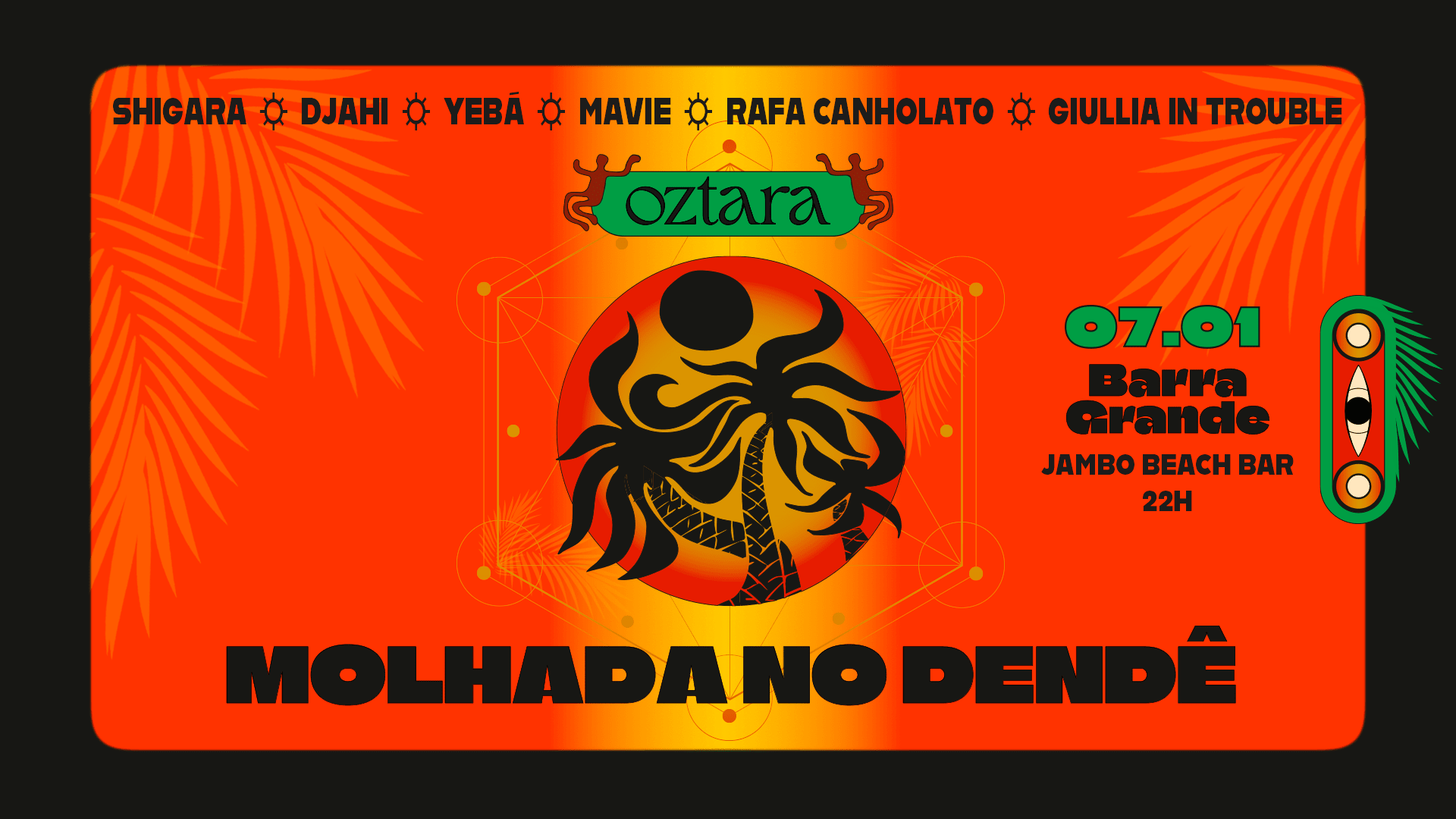 Oztara: Molhada No Dendê Cover