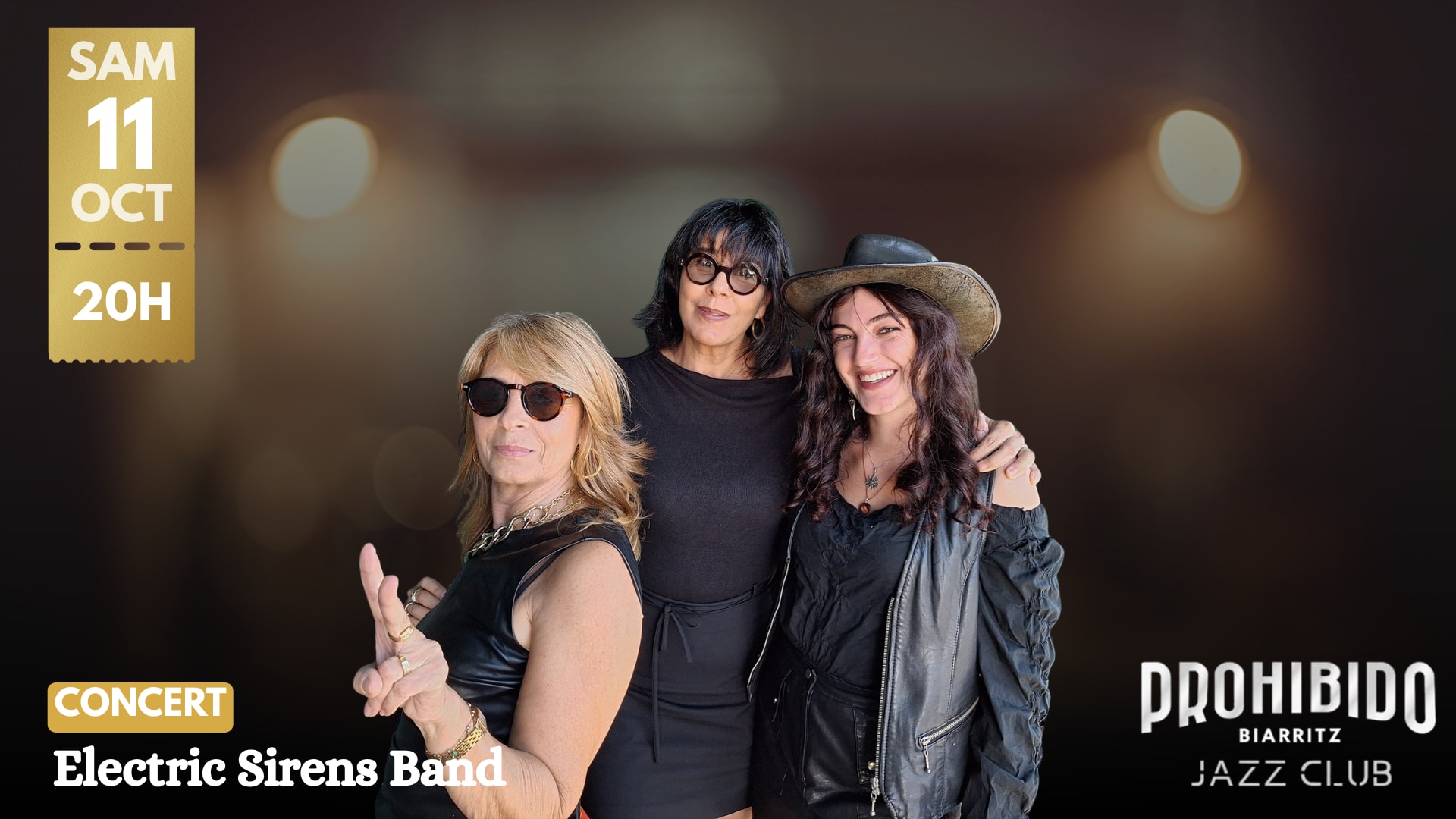 Electric Sirens Band En Concert Cover