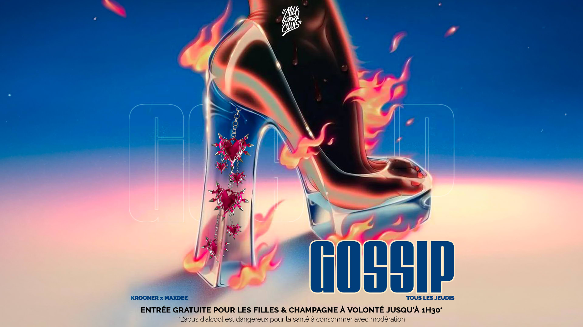 Jeudi 11 Sept - Gossip W/ Krooner Cover
