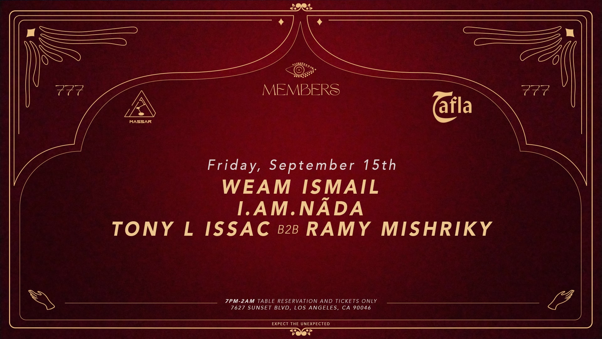 Members X Hafla X Massar La Present I Am Nada & Weam Ismail Cover