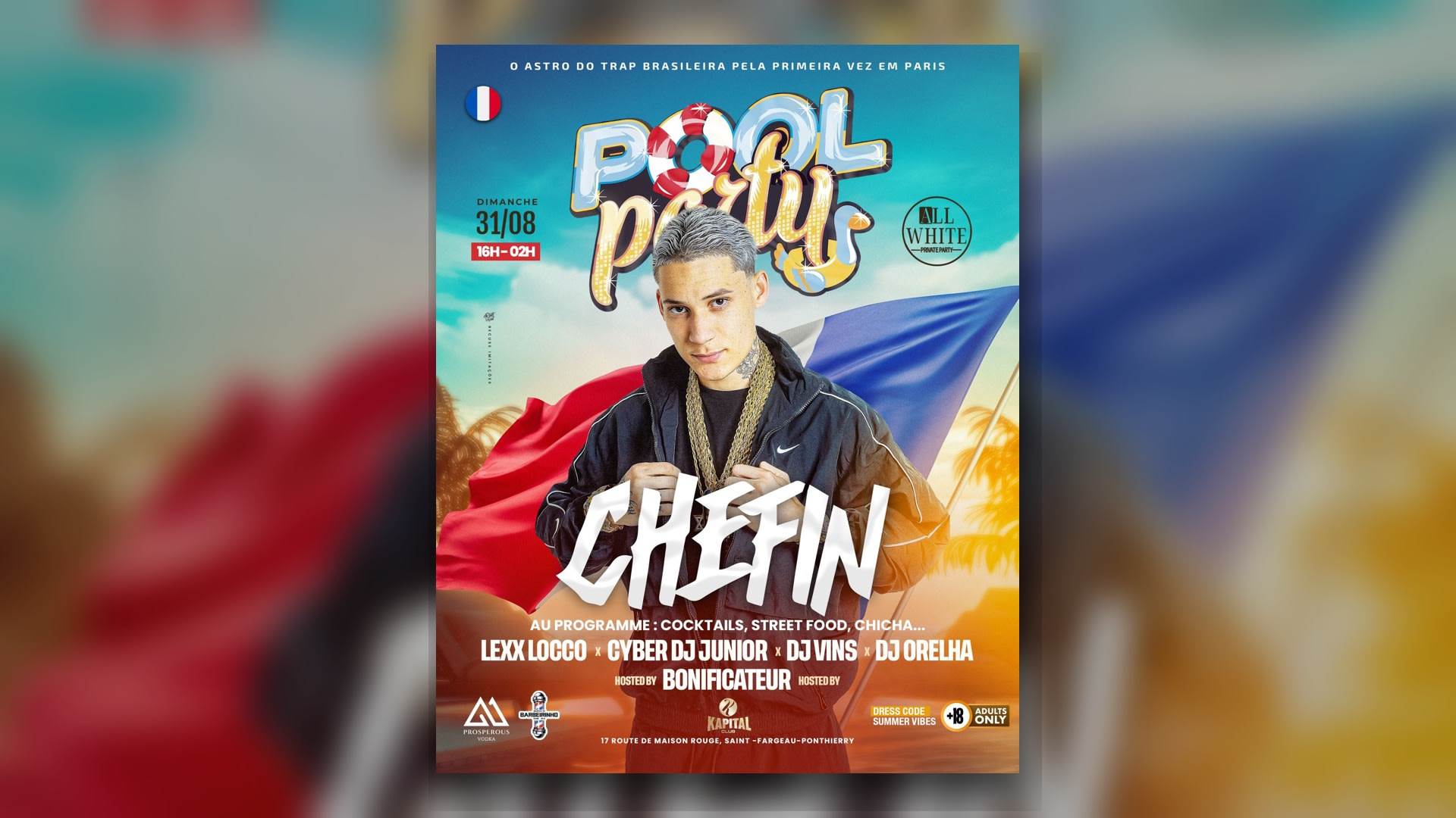 Chefin À Paris : Brazilian Pool Party ! Cover