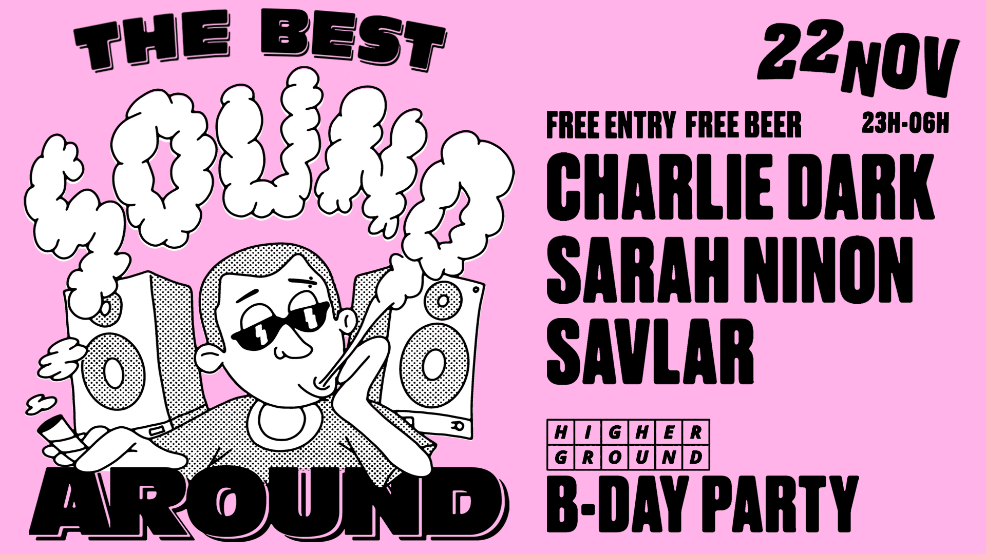 Higher Ground Birthday Bash With Charlie Dark Cover