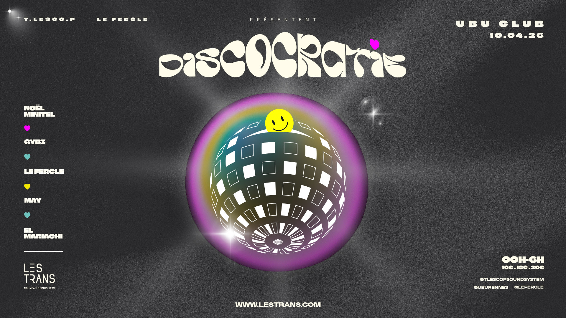 T.Lesco.P & Le Fercle Présentent : Discocratie Cover