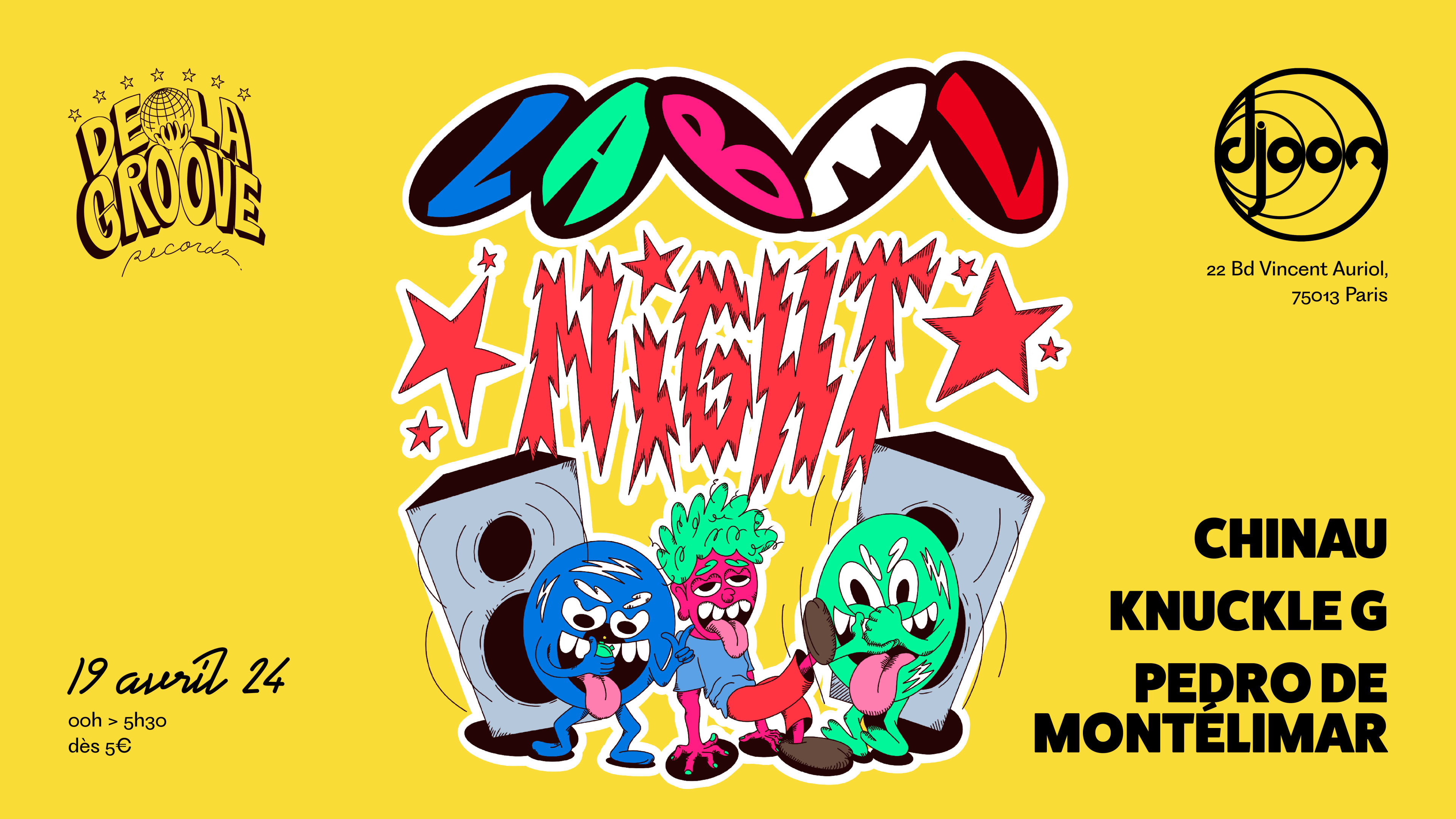 De La Groove Label Night | Djoon Club 19/04 Cover