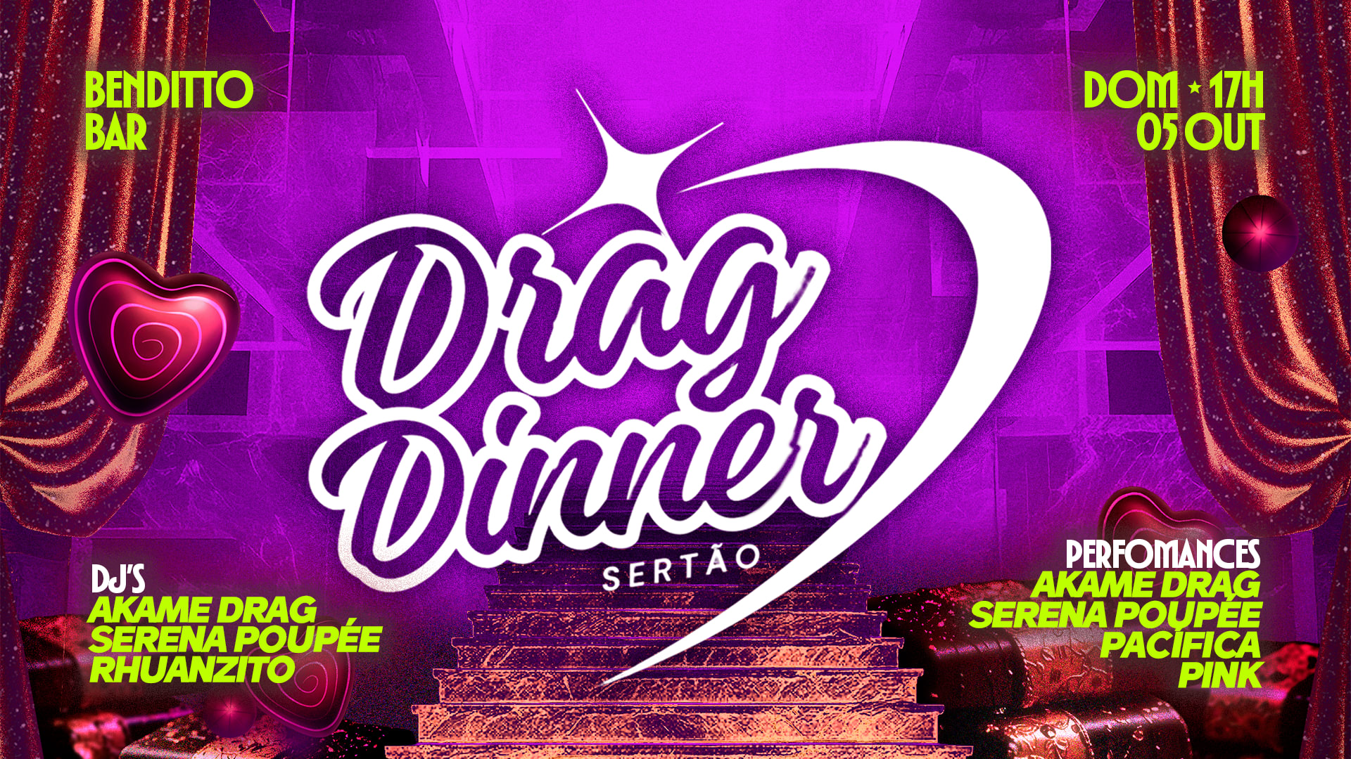 Drag Dinner Sweet Cover