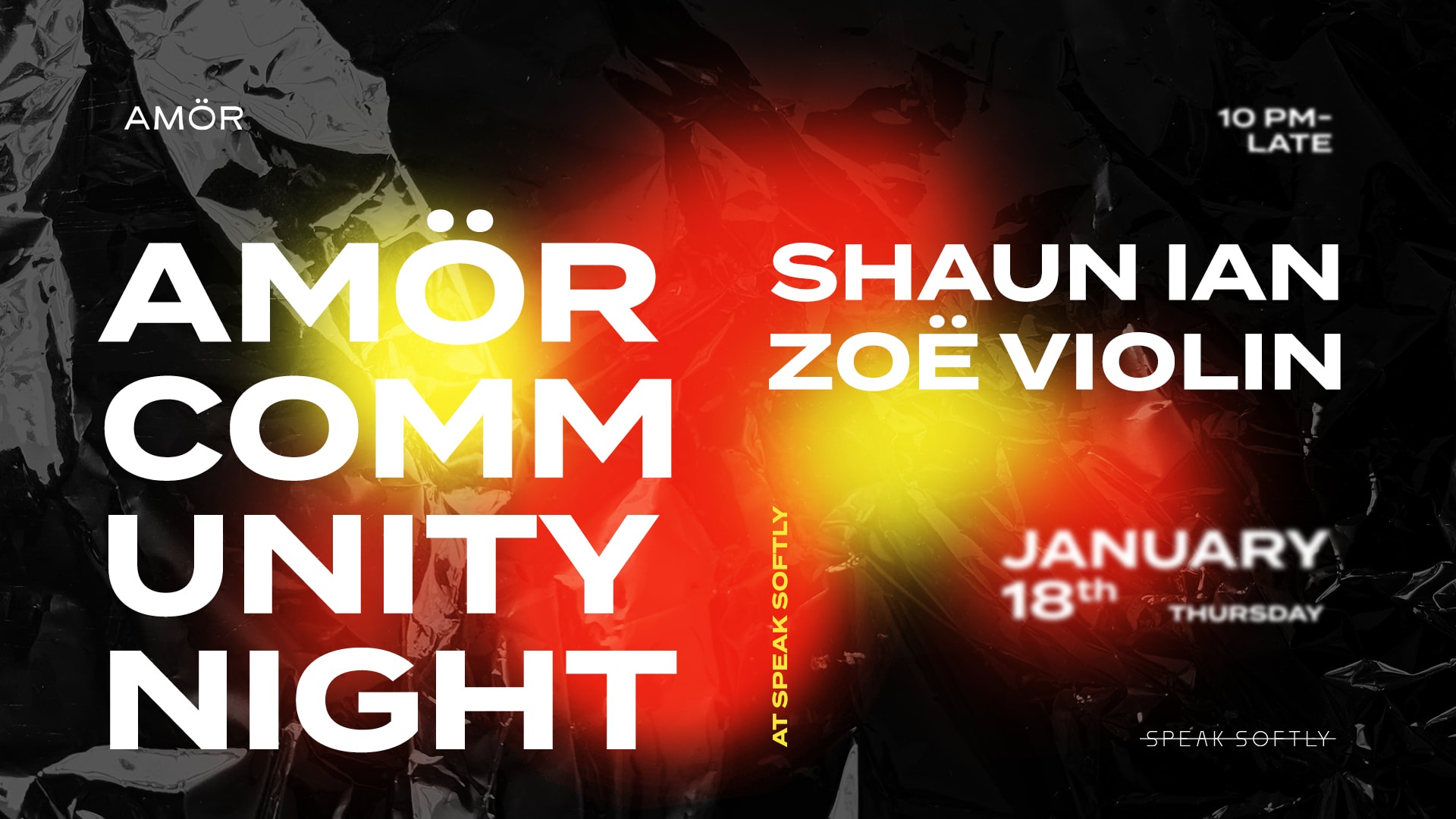 Amör Community Night Cover