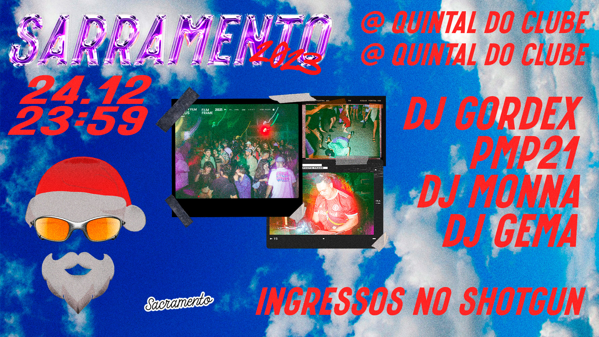 Sarramento @ Quintal Do Clube - 24/12 - 23:59 Cover