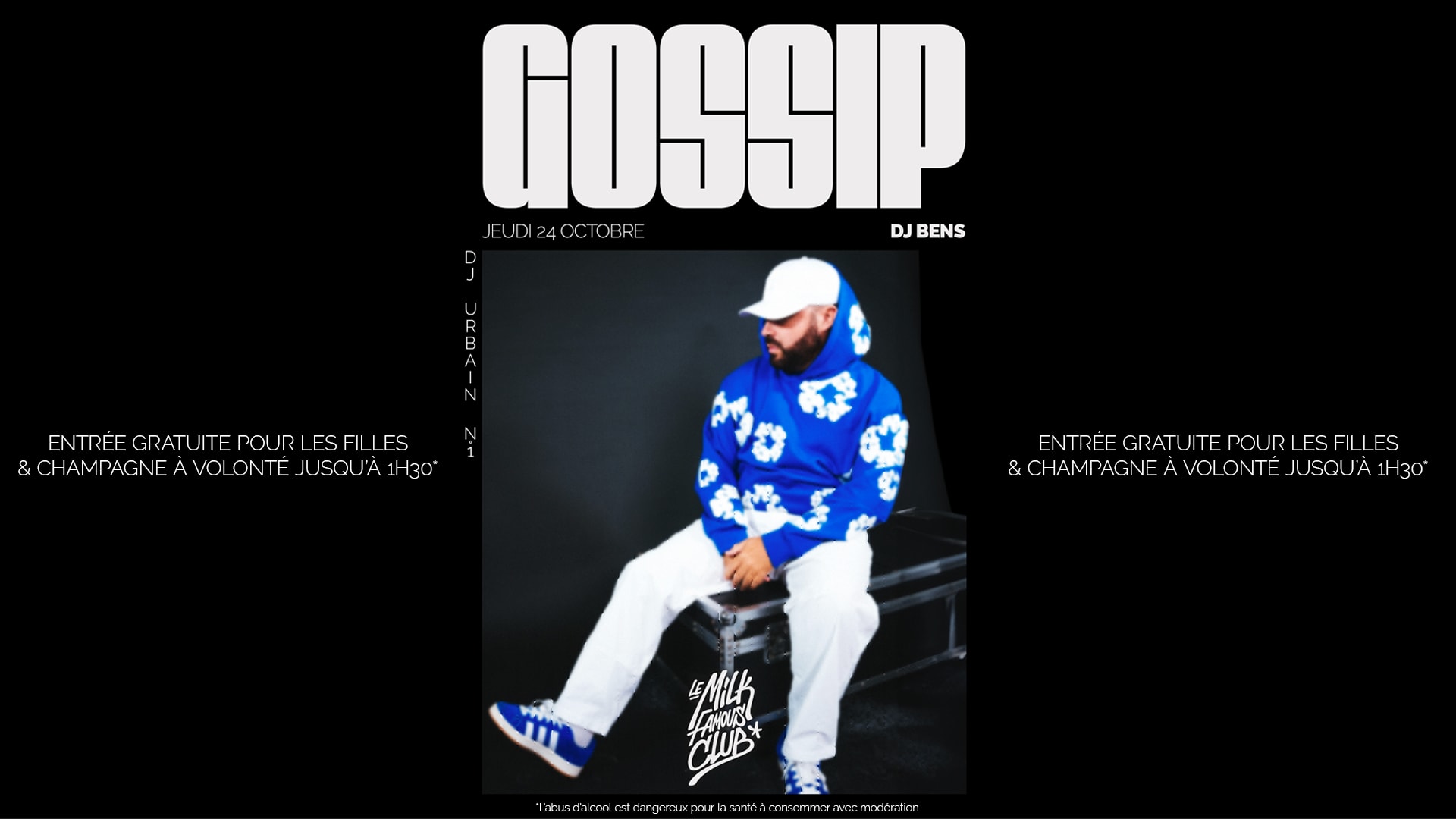 Jeu 24 Oct - Gossip W/ Dj Bens Cover