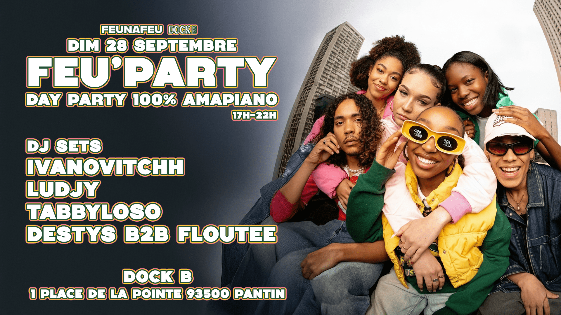 Feu'party Sunday Day Party 100% Amapiano Cover