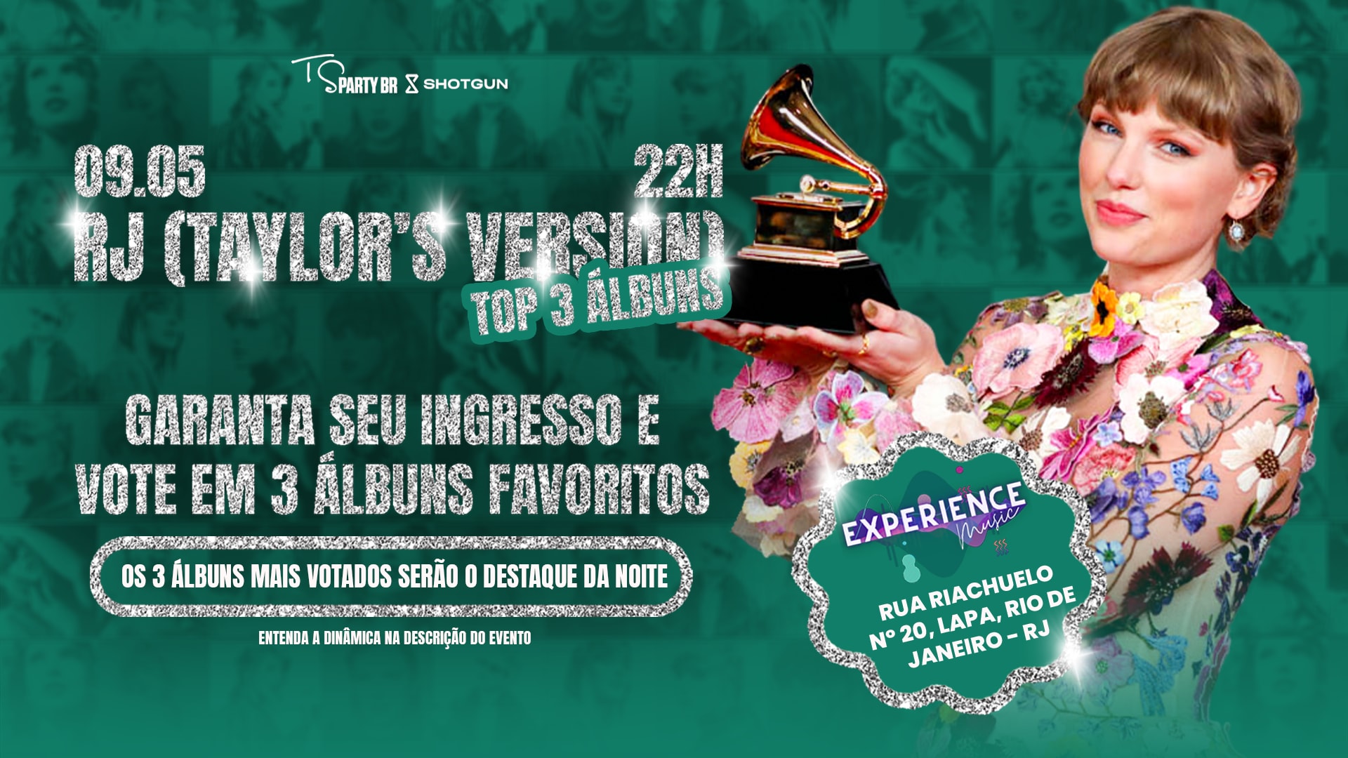 Rj (Taylor's Version): Top 3 Álbuns Favs Cover