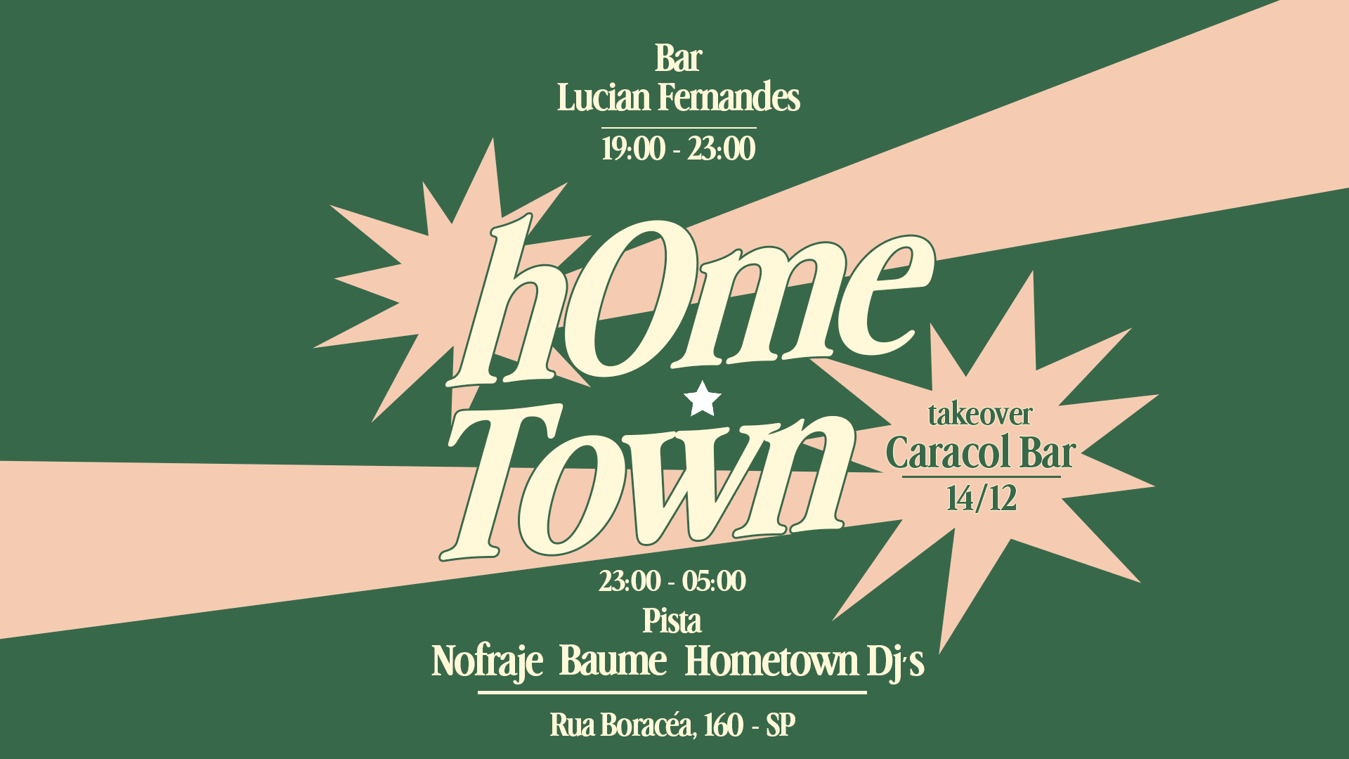 Hometown Takeover Caracol Bar Cover