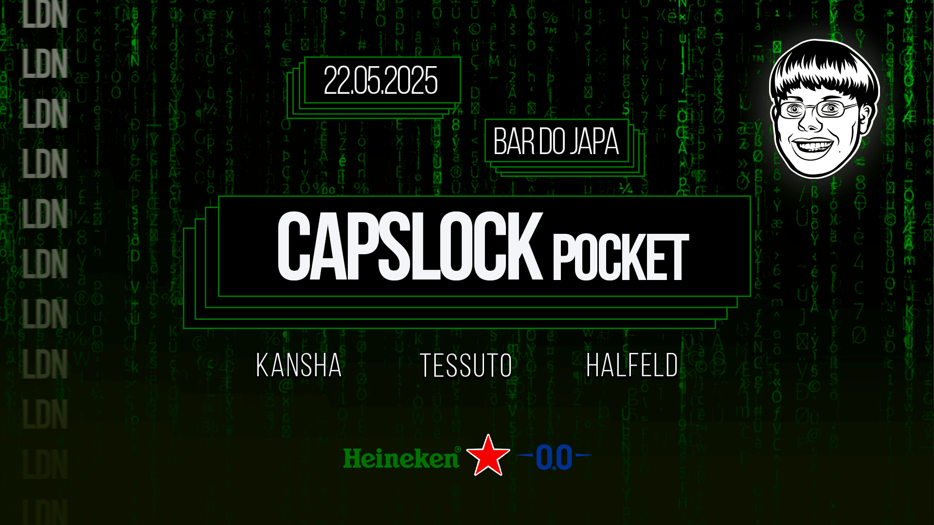 Capslock Pocket No Bar Do Japa! Cover