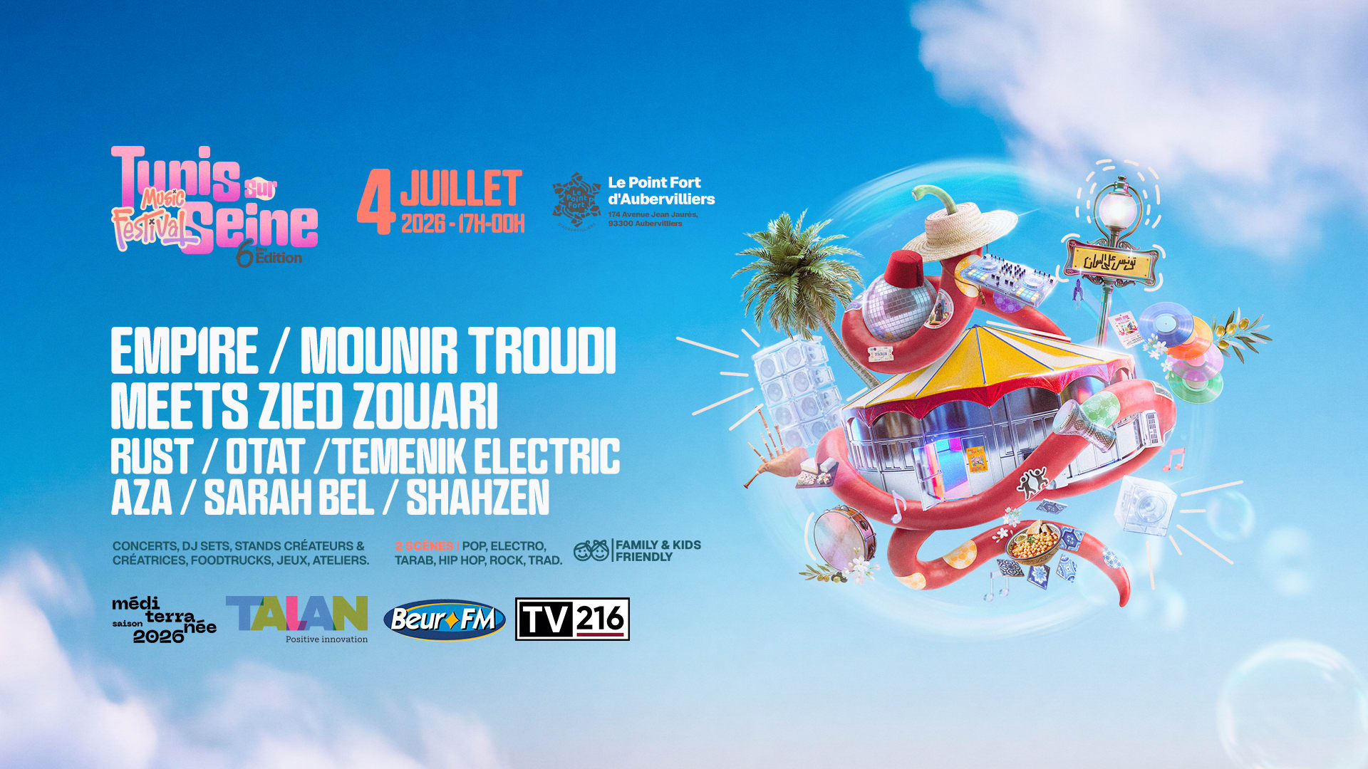 Tunis Sur Seine Music Festival #6 : Emp1re · Mounir Troudi.. Cover