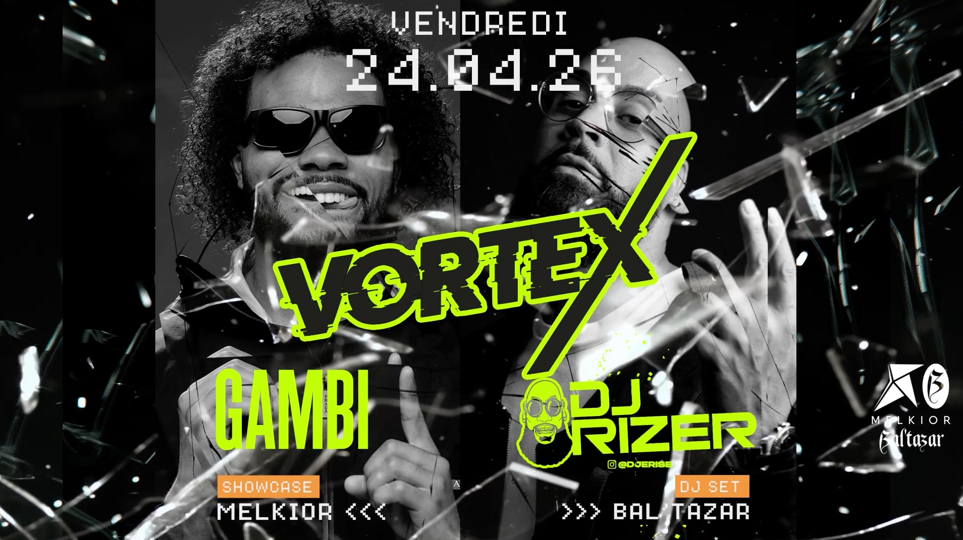 Gambi Au Melkior : Vortex X Dj Erise Au Melkior & Bal'tazar Cover