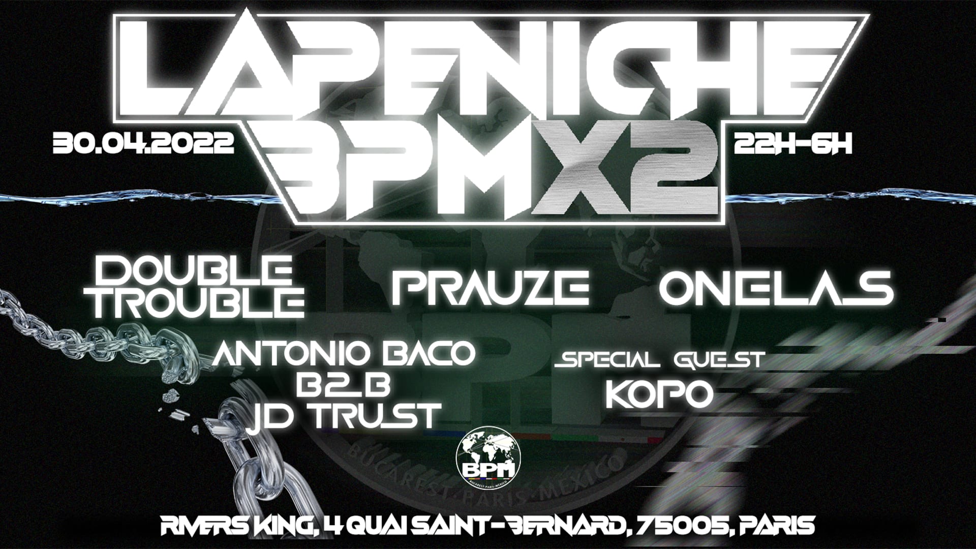 La Péniche Bpm X2 Cover