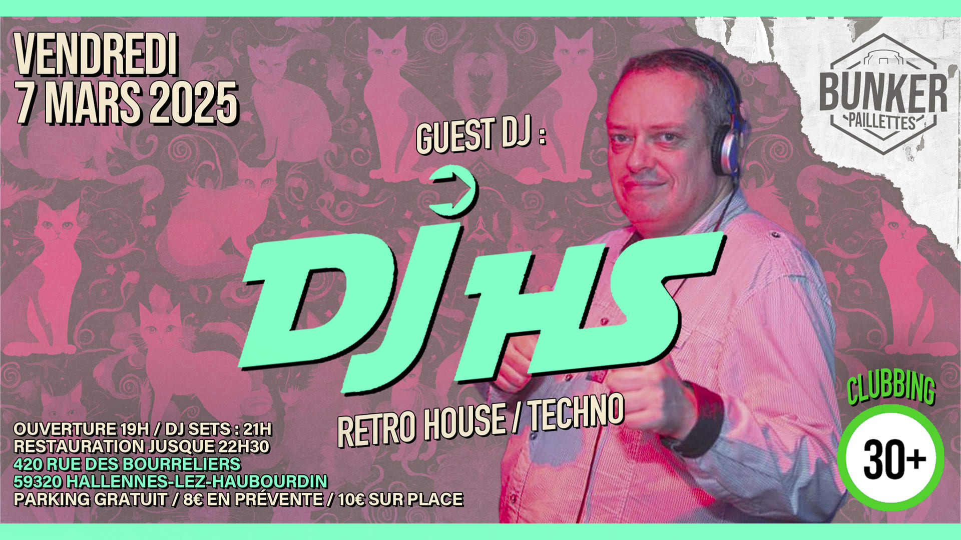 Retro Techno/House Avec : Dj H.S Cover