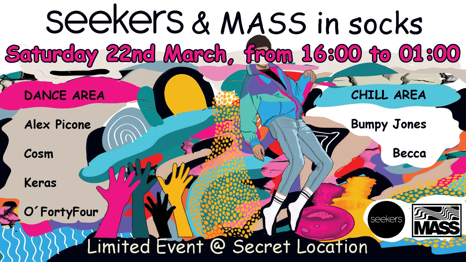 Seekers & Mass In Socks (Final 20 Tickets) Cover
