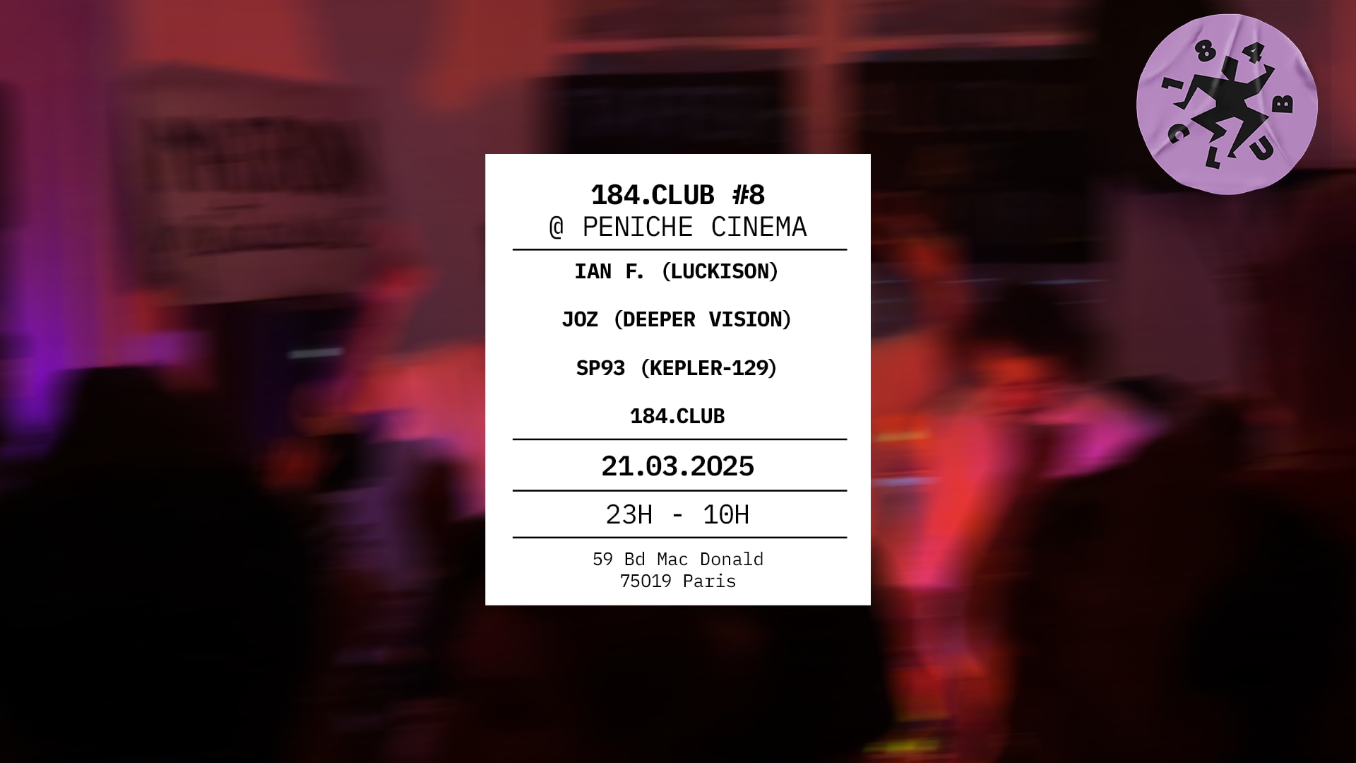 184 Club #8 Cover