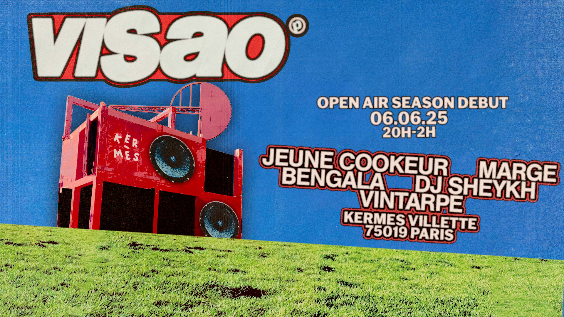 Visão Party - Open Air Season Debut Cover