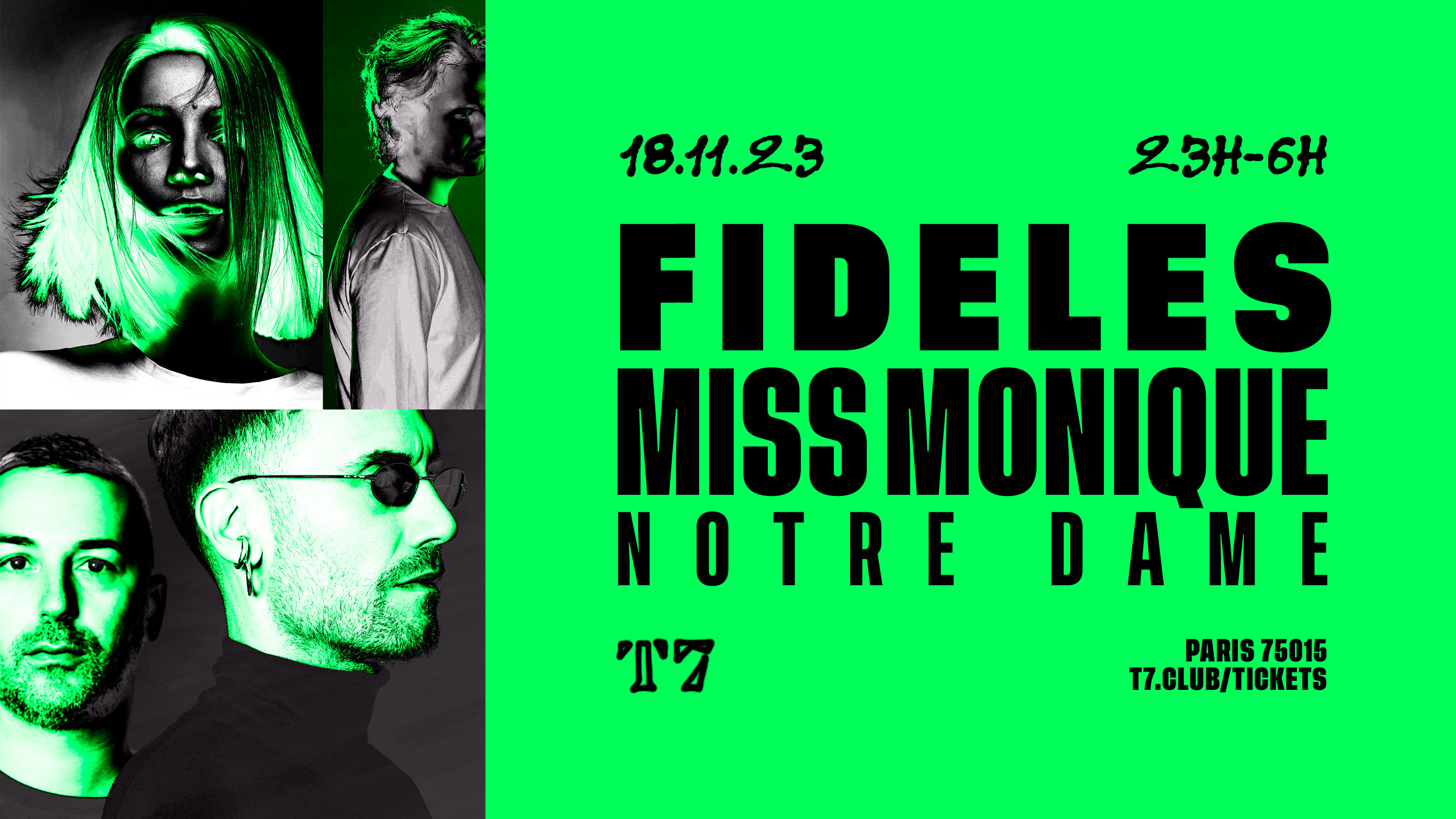 T7 : Fideles, Miss Monique, Notre Dame Cover