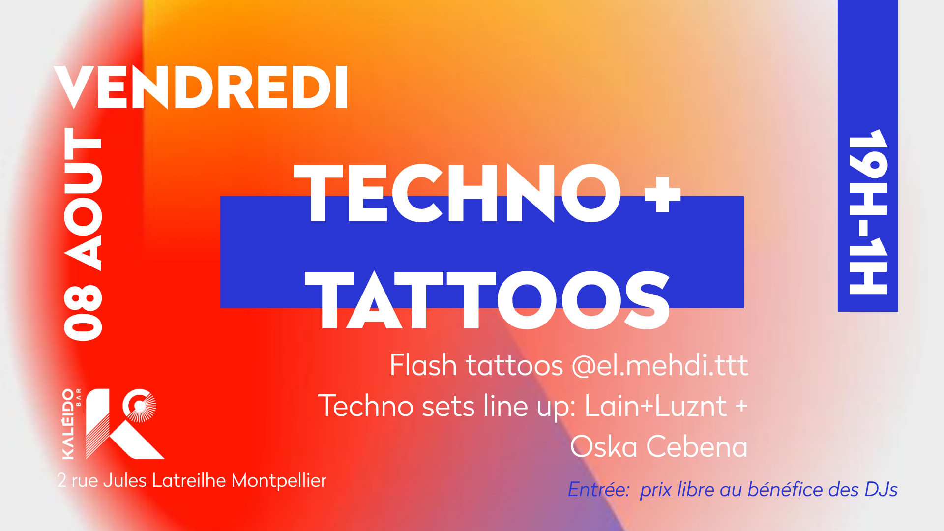 Techno & Tattoos Night Cover