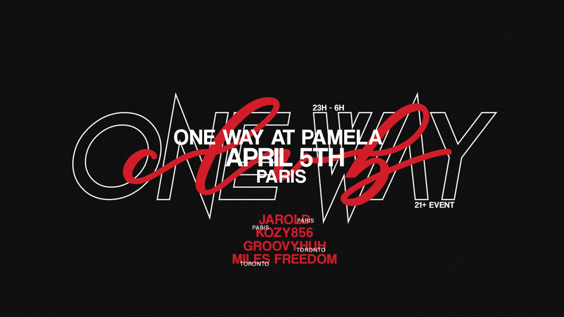 One Way Club Cover