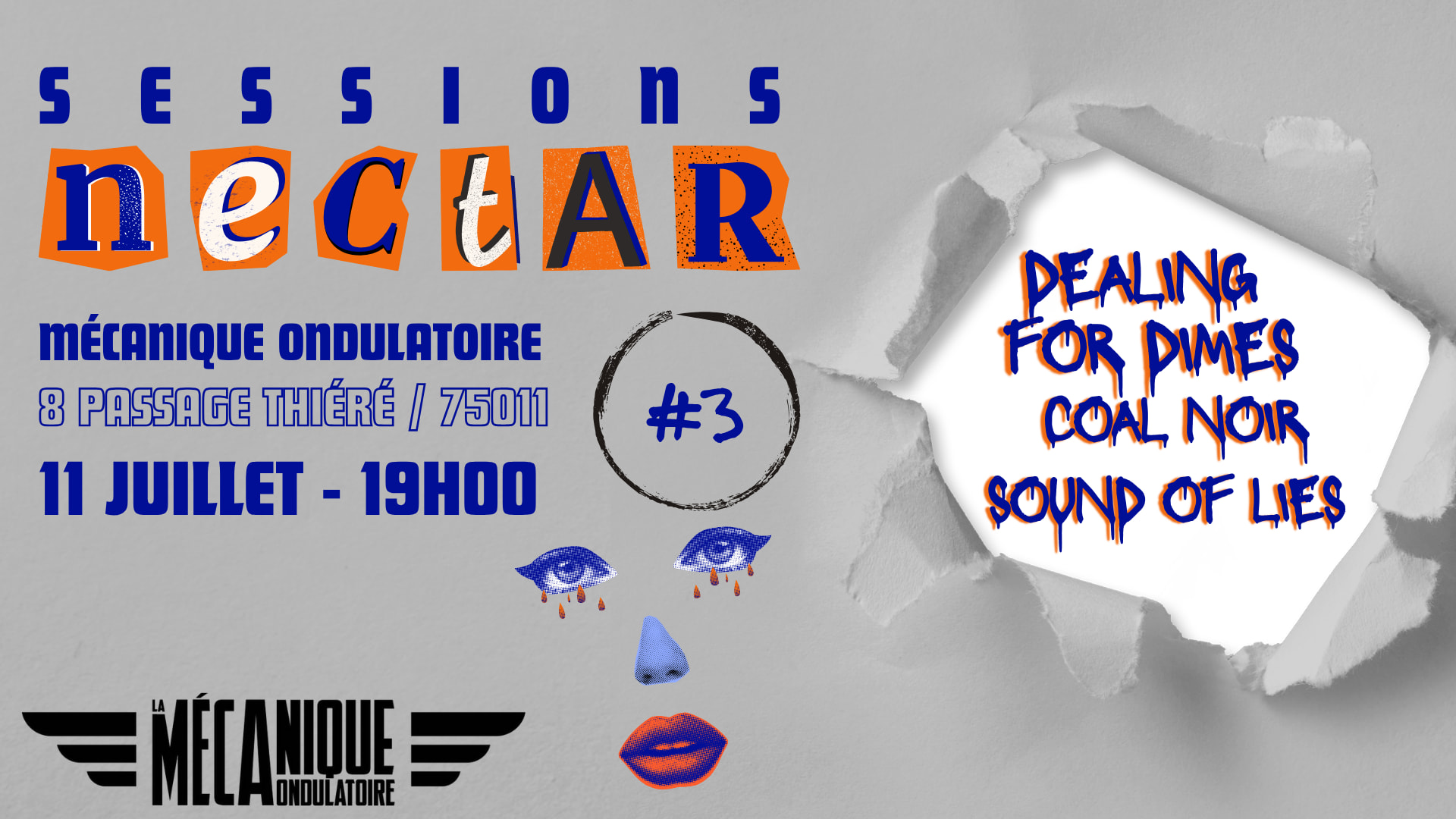 Nectar #3 - Dealing For Dimes + Coal Noir + Sound Of Lies Cover