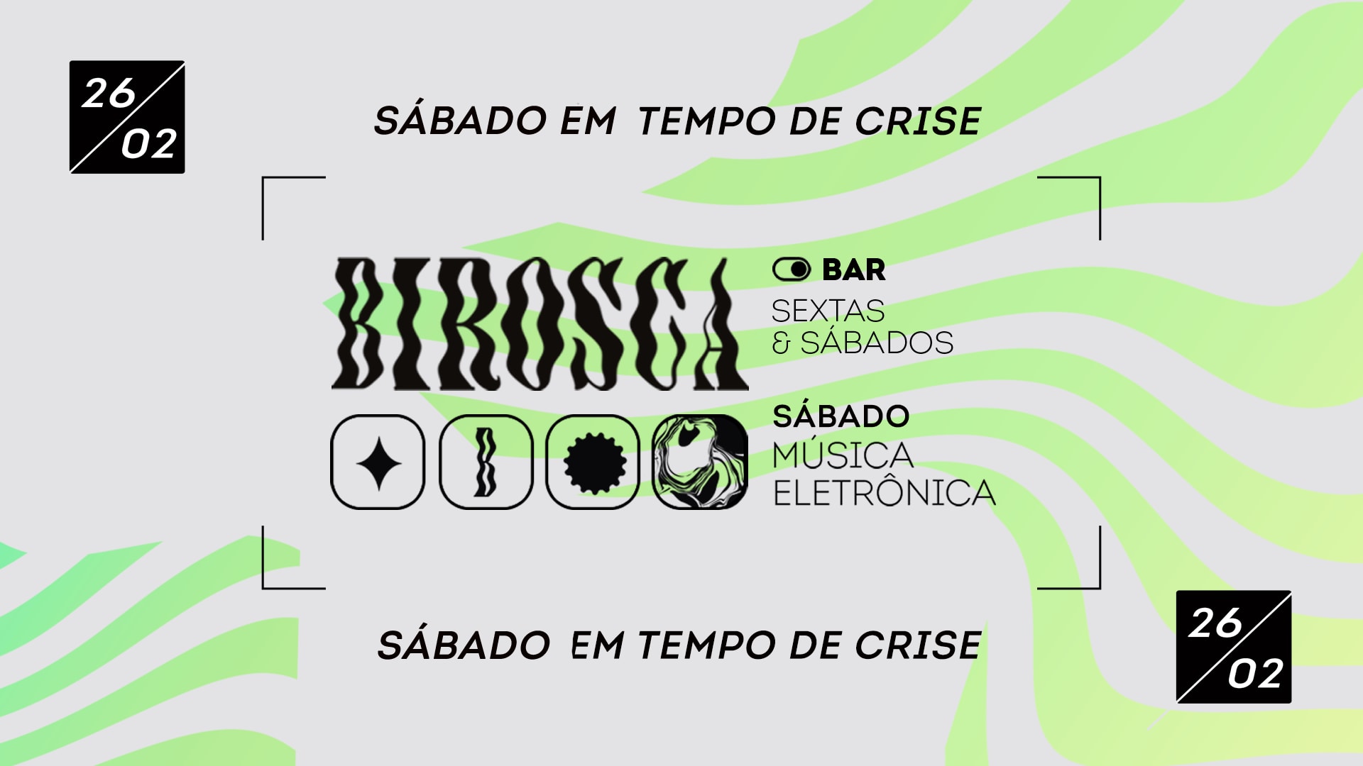 Sábado Em Tempos De Crise: 26/02  Cover