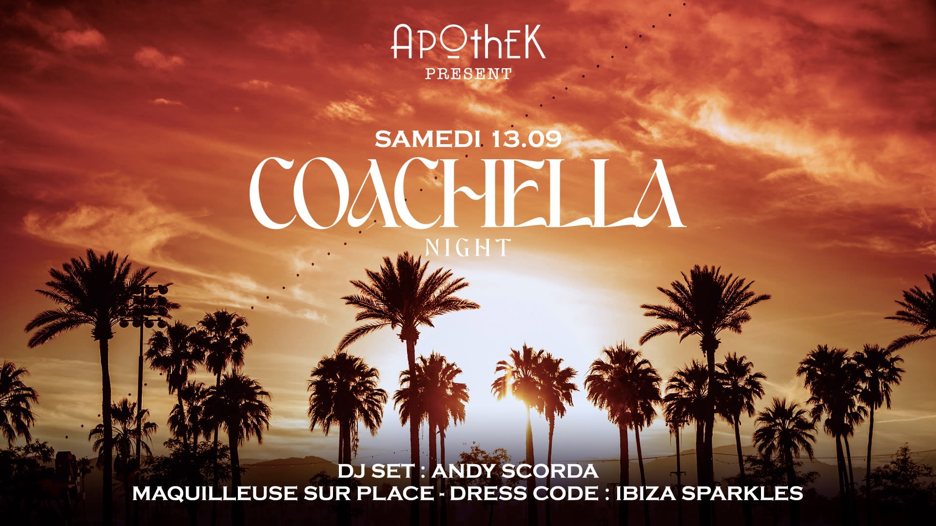 Apothek Present Coachella Night Cover