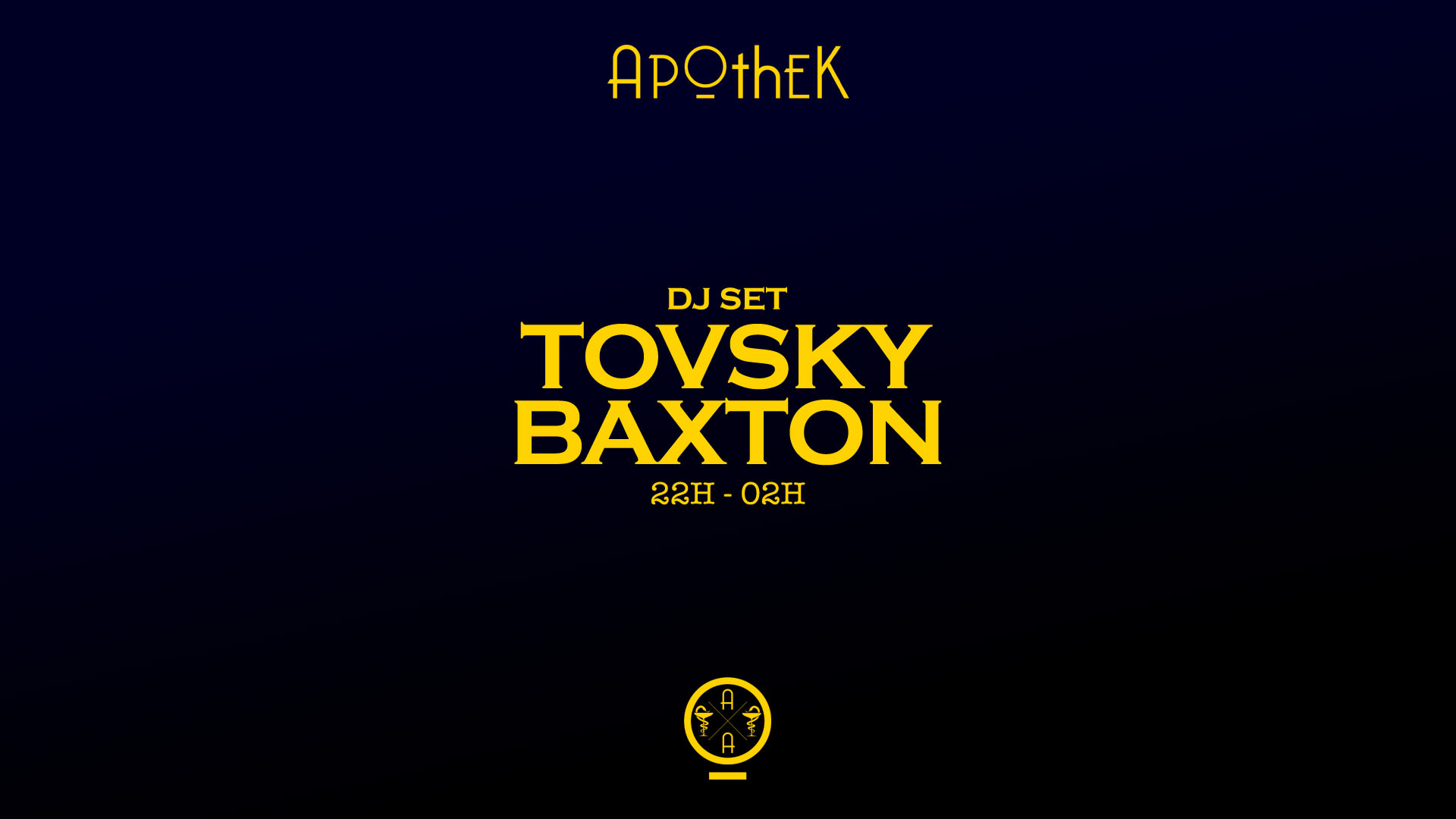 Apothek X Tovsky Baxton Cover