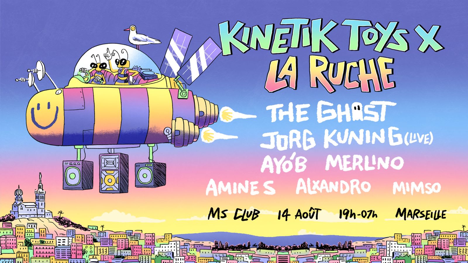 La Ruche X Kinetik Toys : The Ghost, Jorg Kuning (Live) Cover