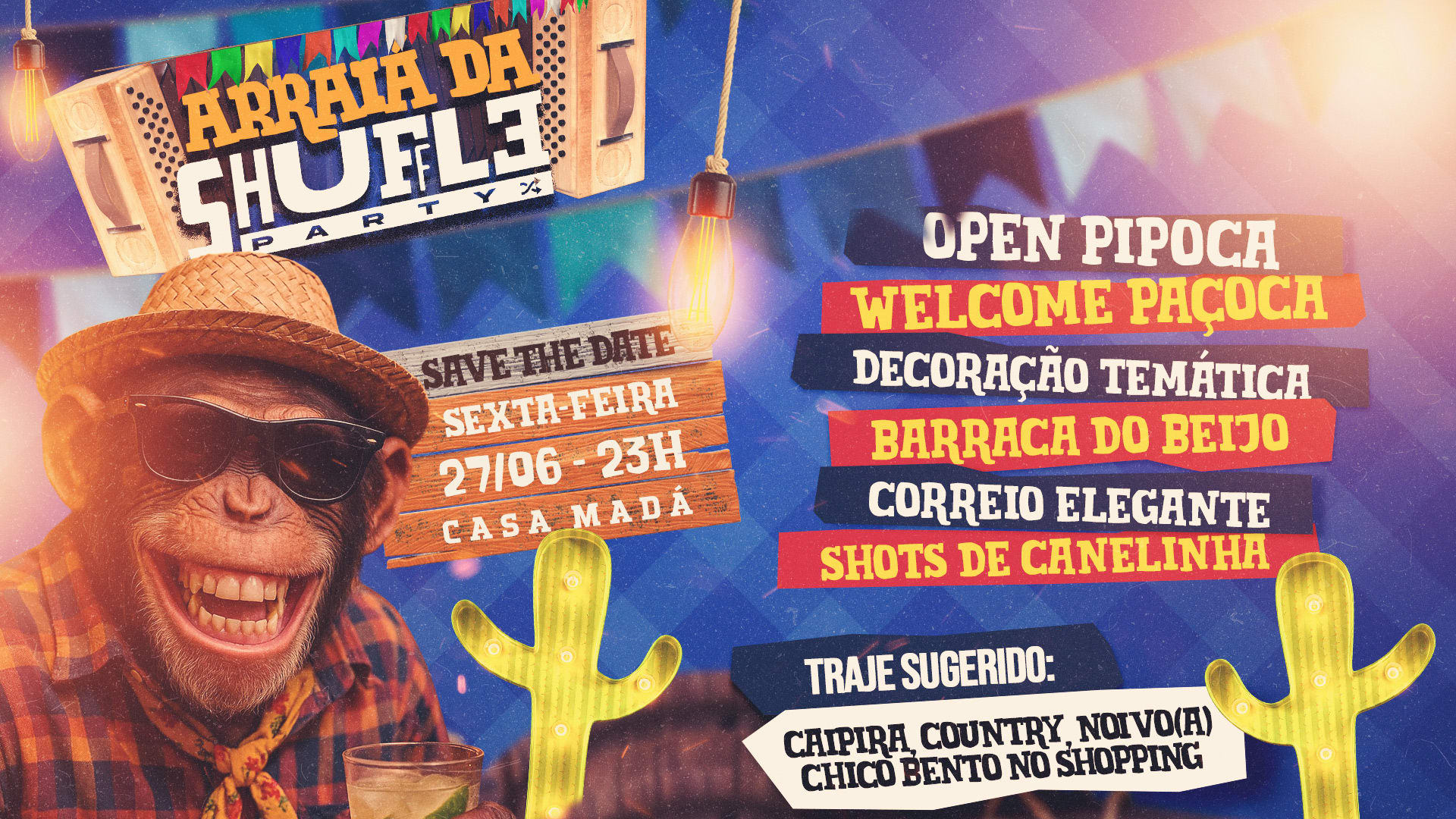 Arraiá Da Shuffle Party Cover