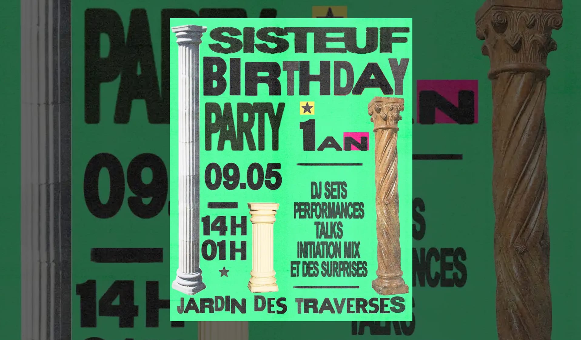 Open Air - Sisteuf Birthday Party Cover