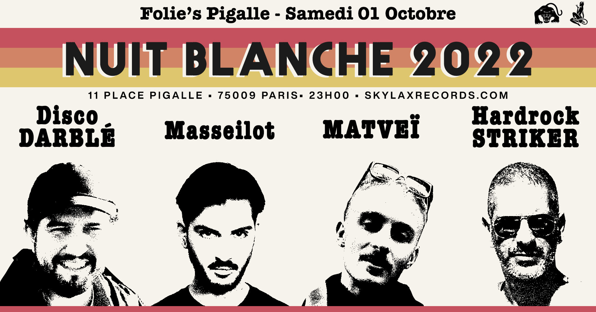 Nuit Blanche 2022 W/ Matveï, Masseilot, Disco Darblé & Skylax Cover
