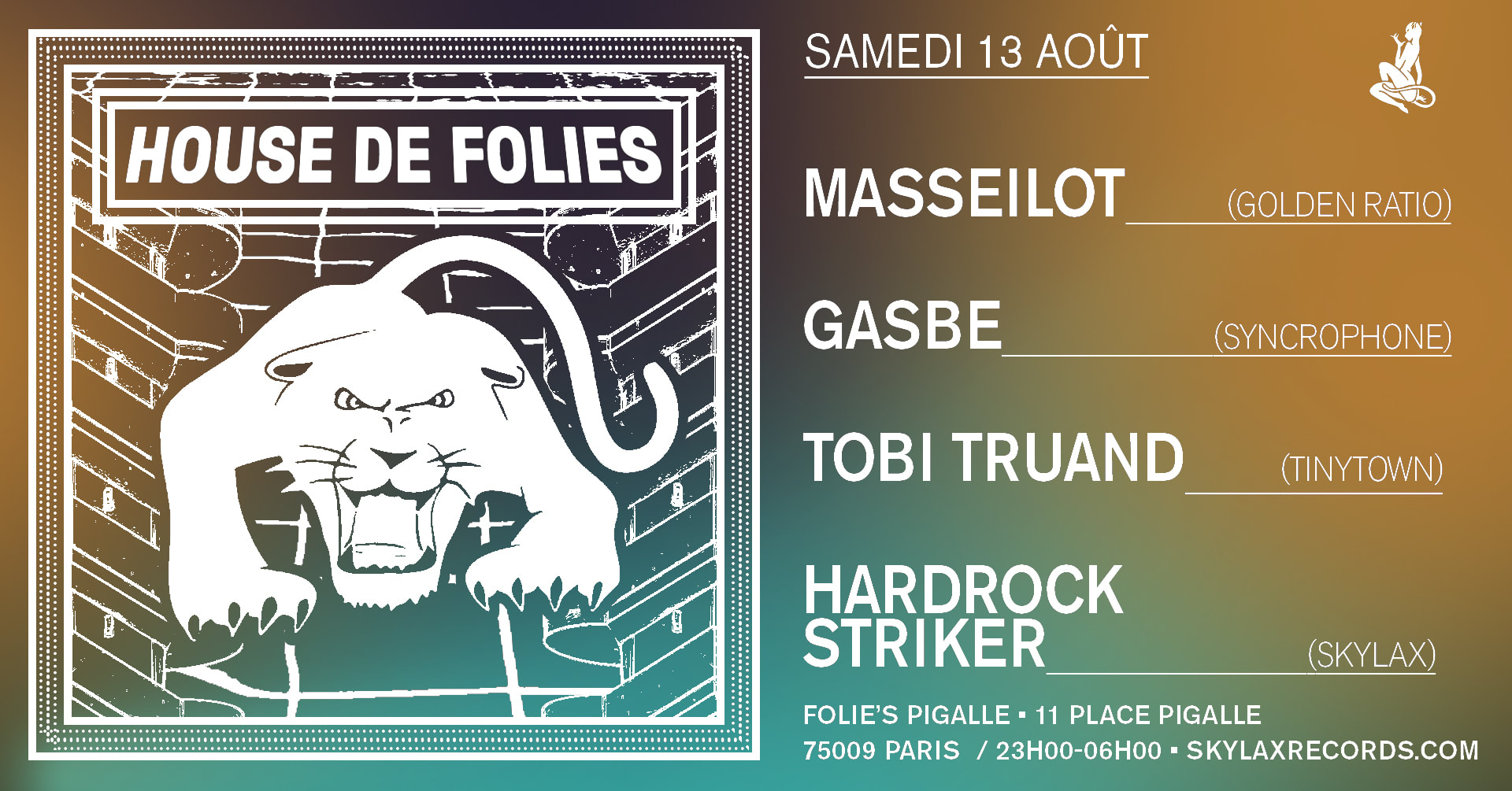 House De Folies W/ Masseilot, Gasbe, Tobi Truand & Hardrock Striker Cover