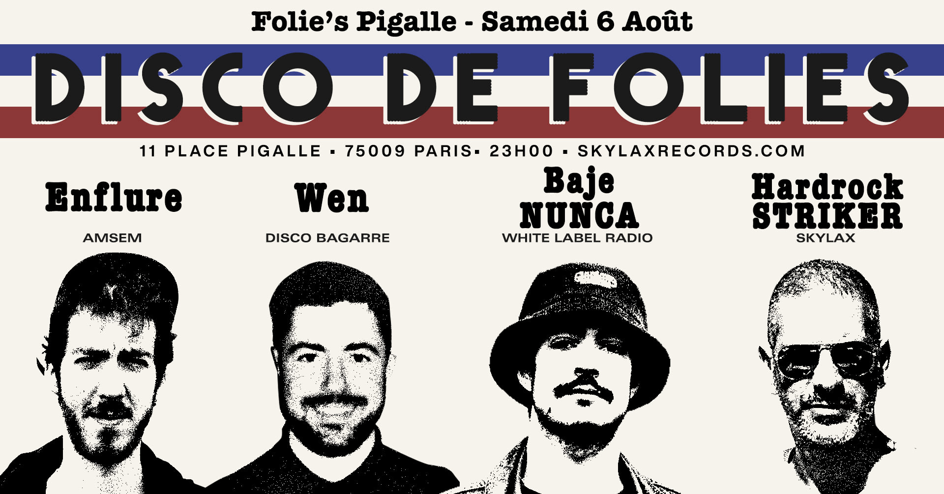 Disco De Folies W/ Enflure, Baje Nunca, Wen & Hardrock Striker Cover