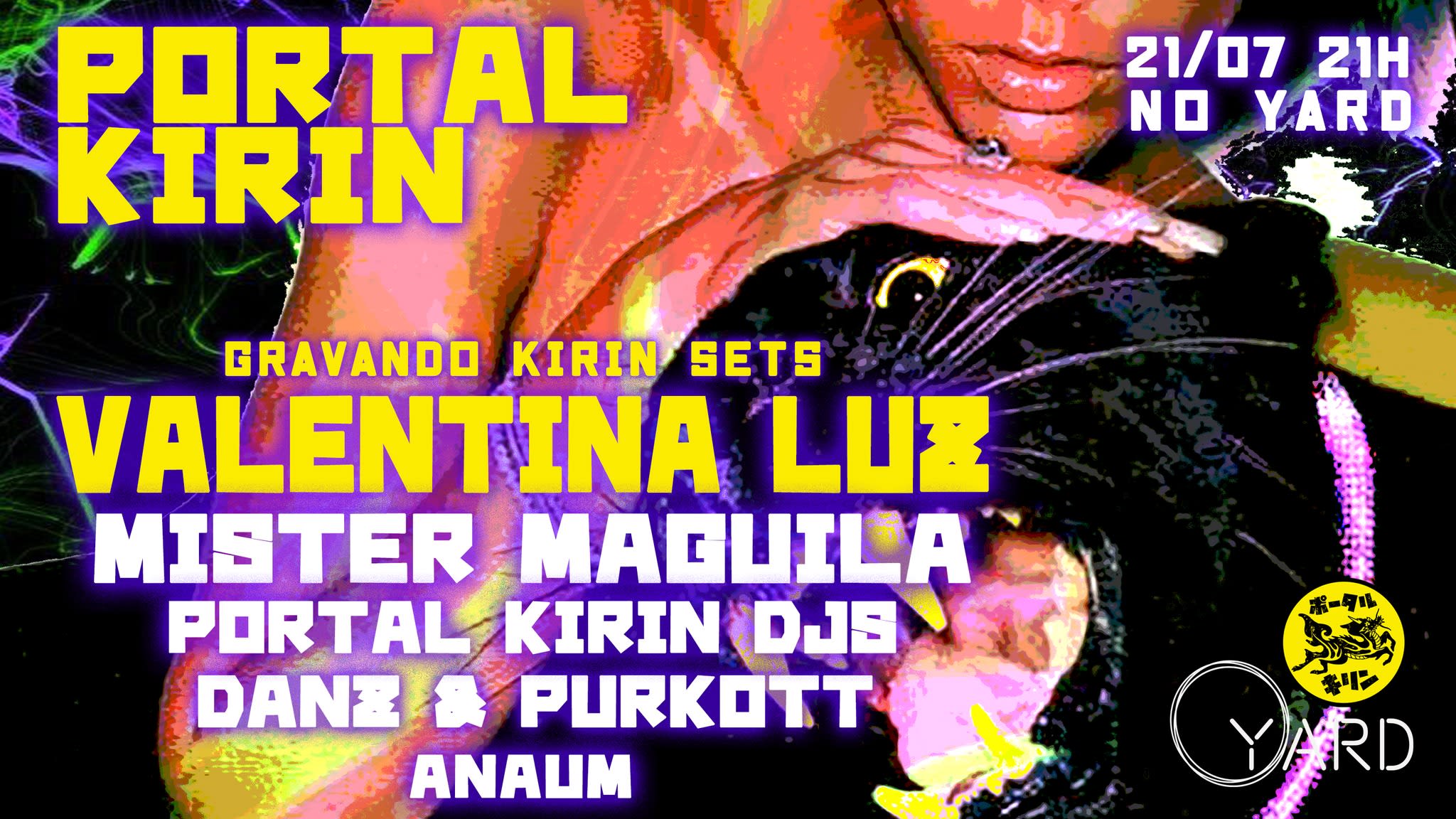 Portal Kirin Apresenta: Valentina Luz At Yard Cover