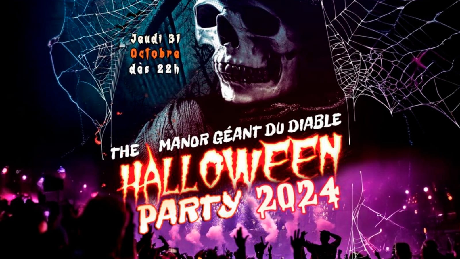 Le Manoir Geant Du Diable De L' Horreur Halloween Party 2024 Cover