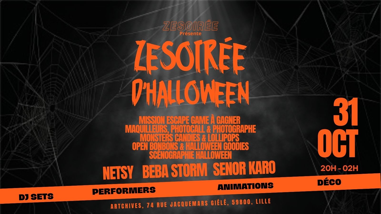 Zesoirée D’Halloween - Lille Édition 2025 Cover