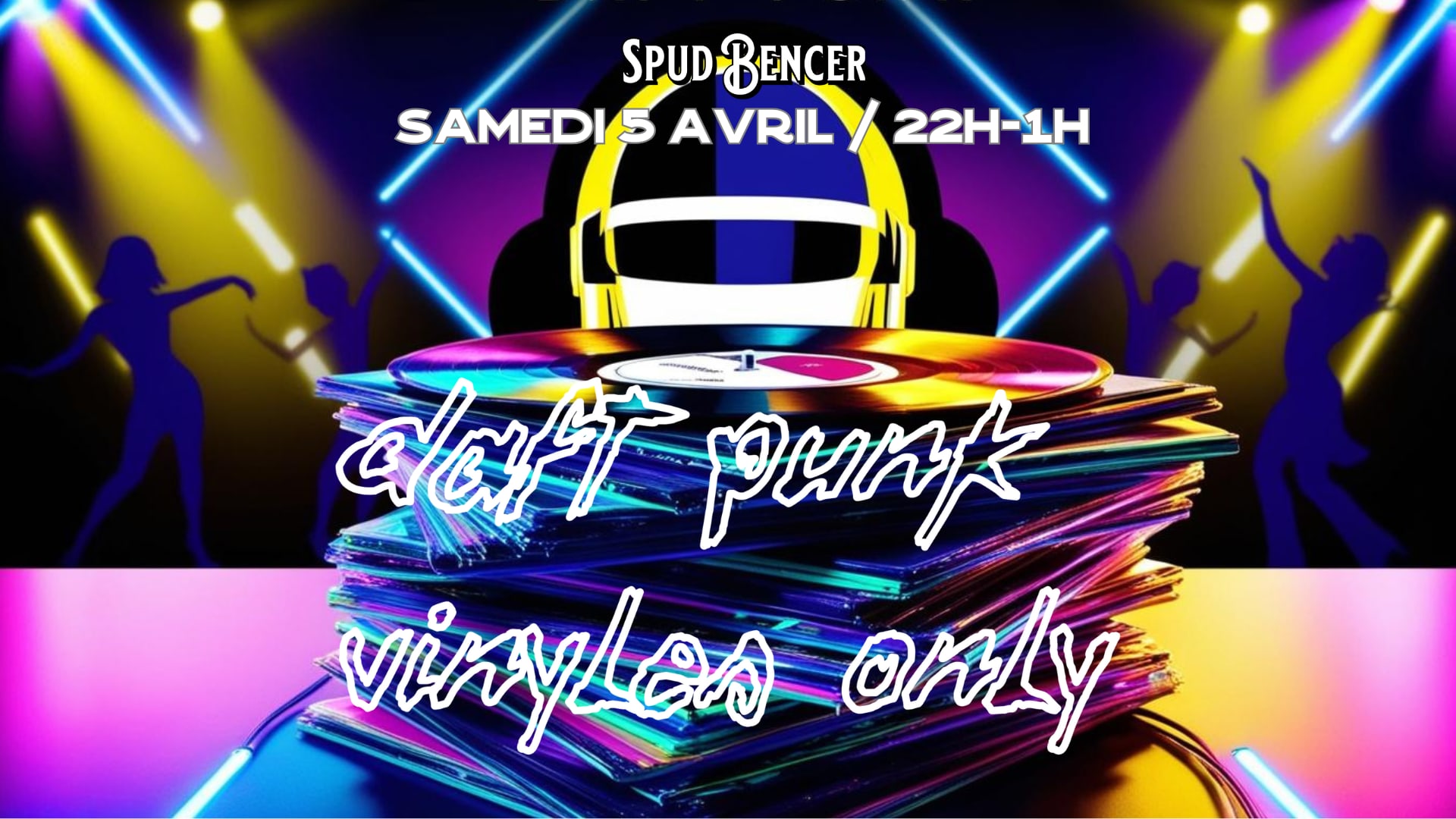 Daft Punk Vinyls Only Cover