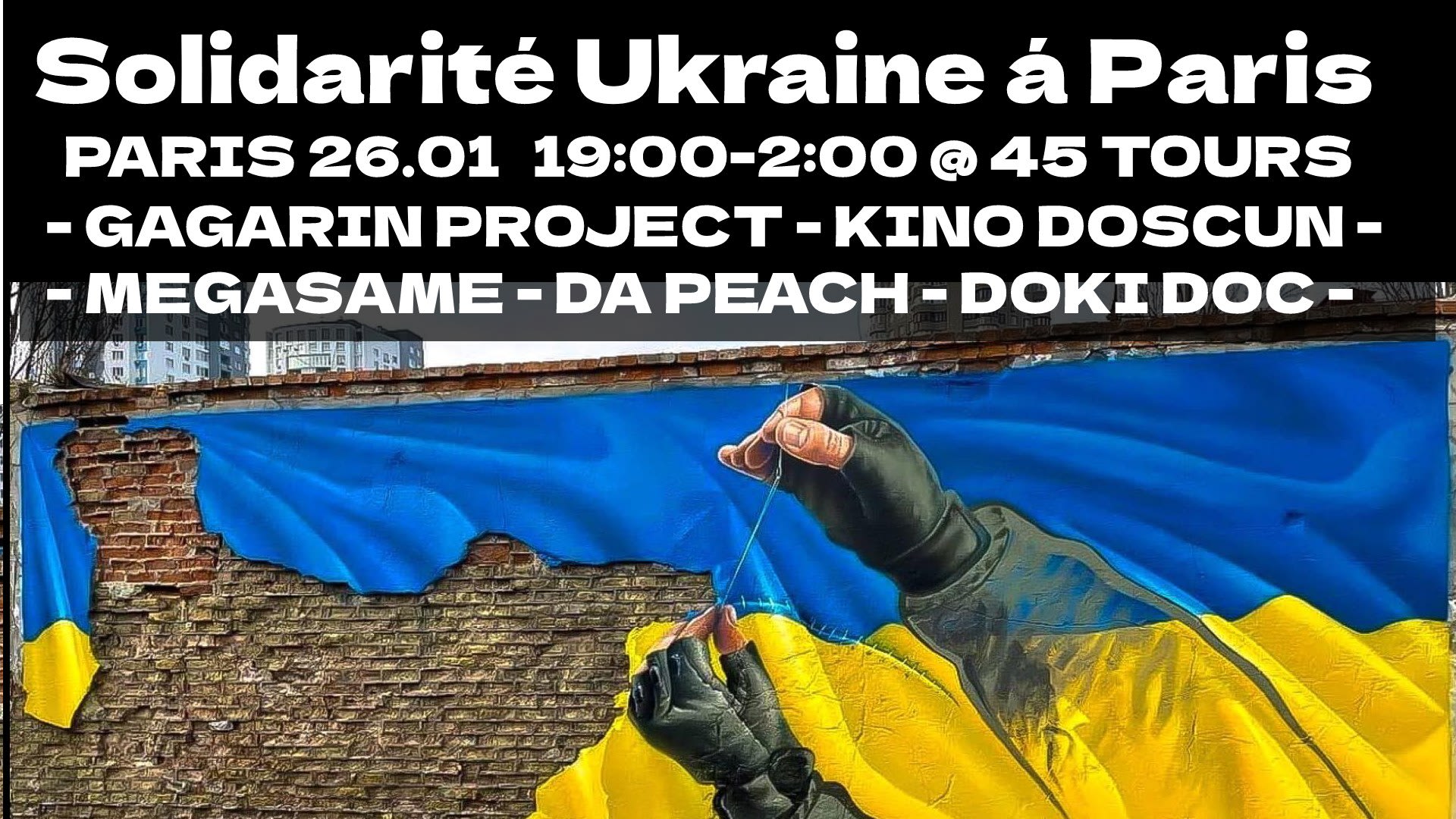 Solidarité Ukraine À Paris (Electronic Music) Cover