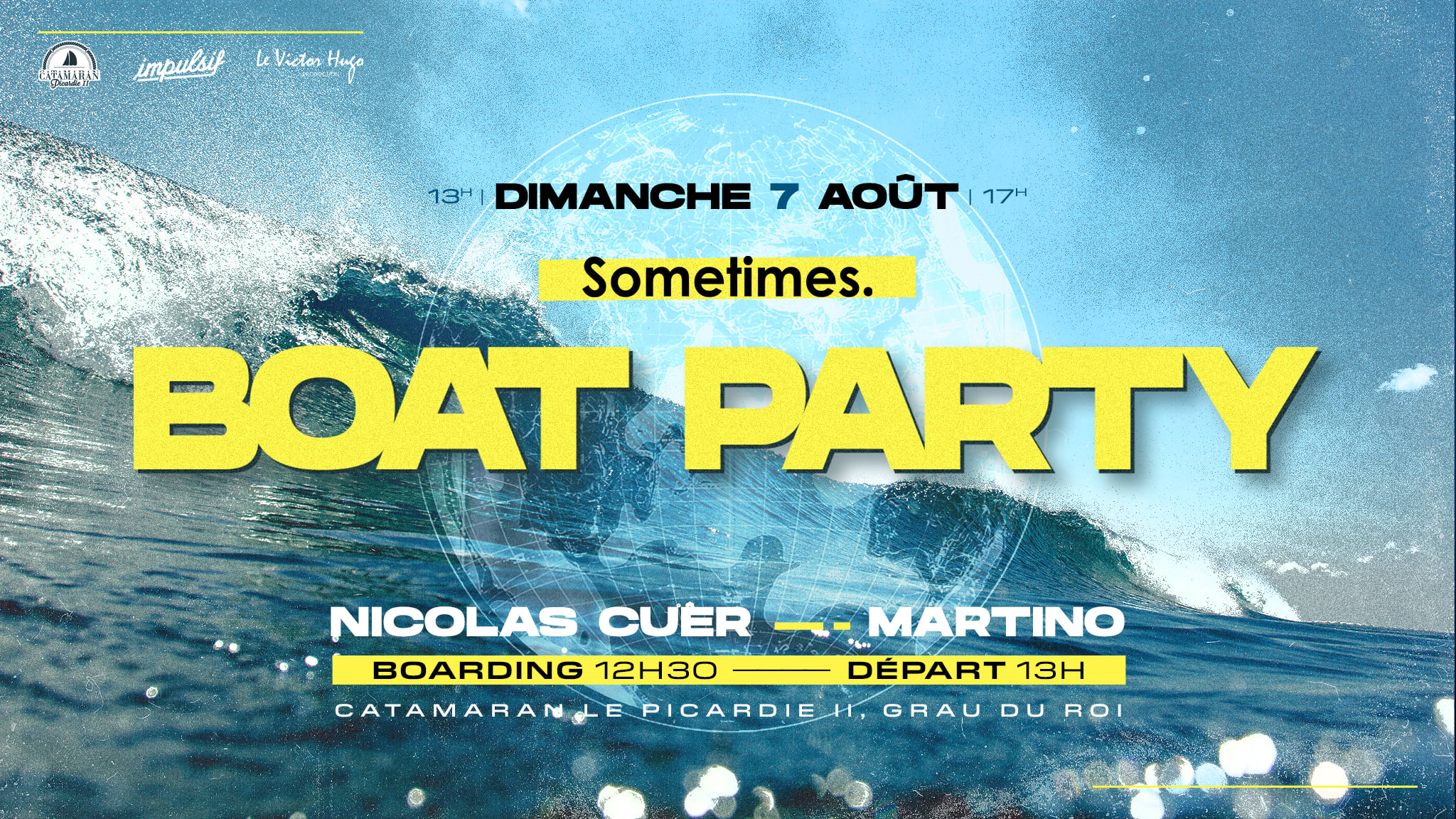 Sometimes. Boat Party W/ Nicolas Cuer + Martino Cover