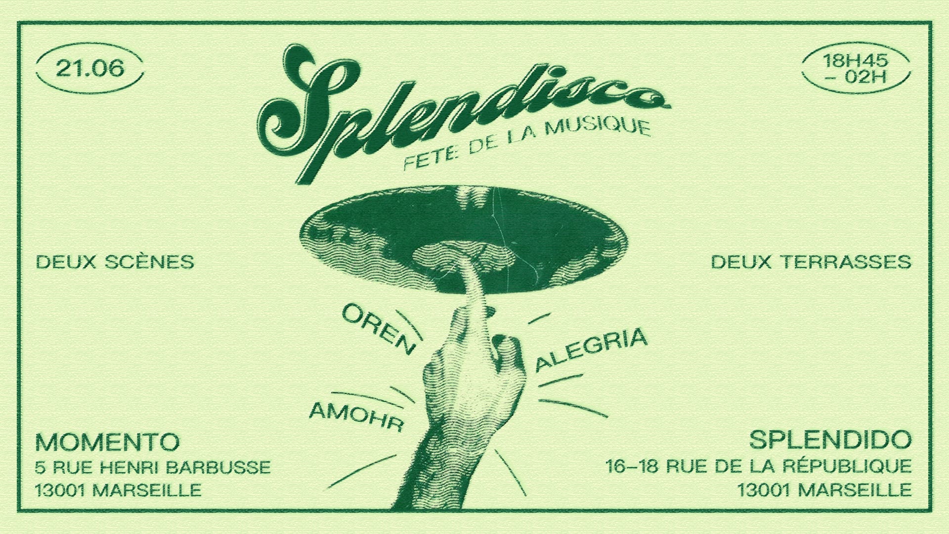 Splendisco - Fête De La Musique, Marseille - Shot Offert ! Cover